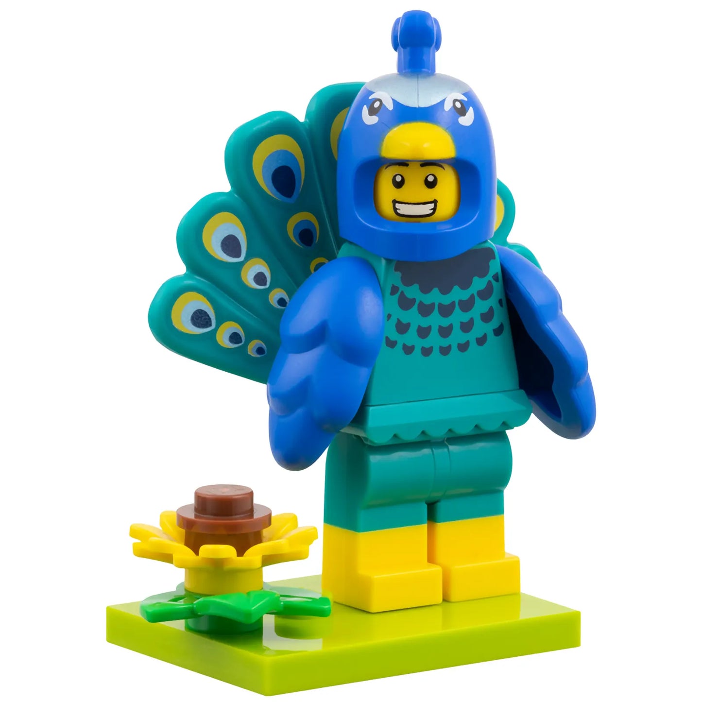 Set col28 - Peacock Costume Fan, Series 28 (Complete Set with Stand and Accessories)