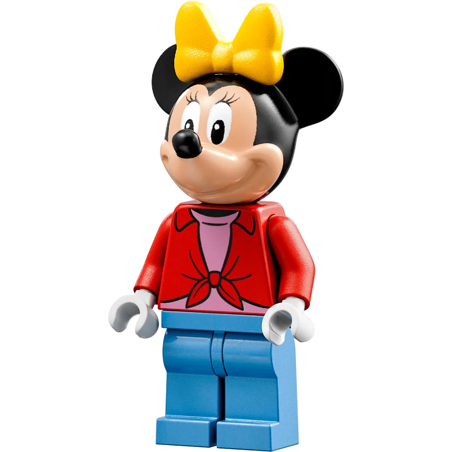 Minifigur dis073 - Minnie Maus - Rotes offenes Hemd
