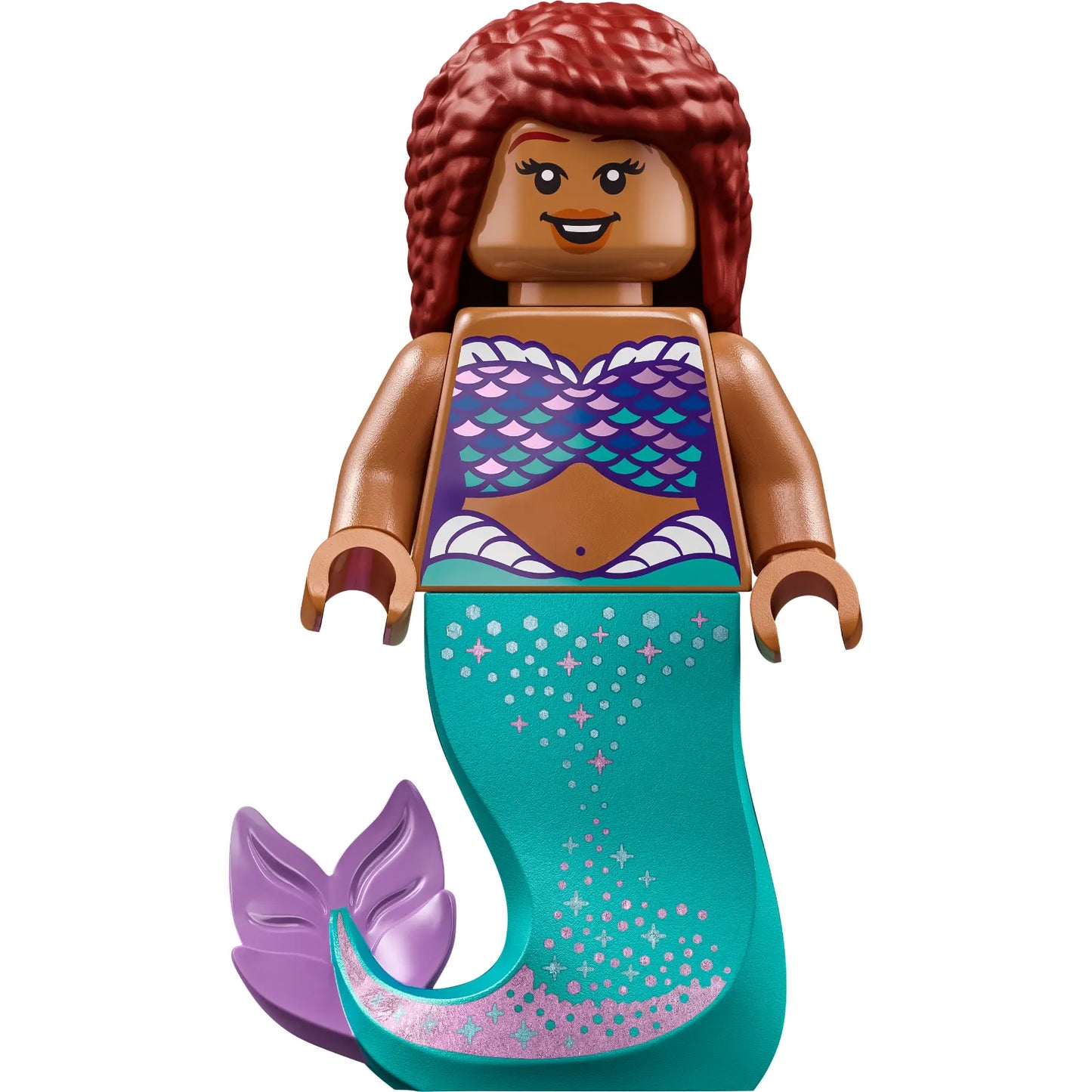 Minifigur dis110 – Ariel, Meerjungfrau (mittleres Nougat) – Minifigur