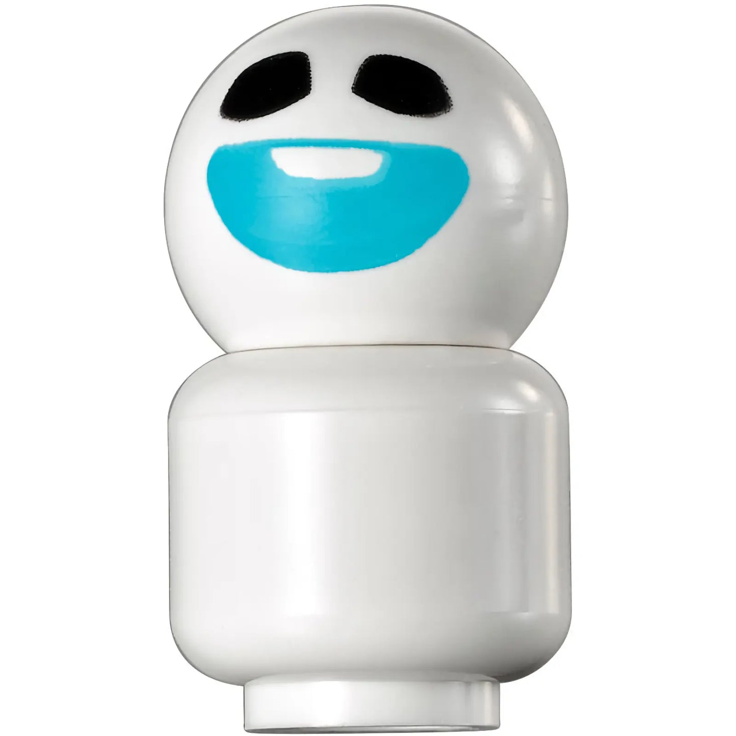 Minifig dp021 - Snowgie - Medium Azure Smile, Minifigure Head Body