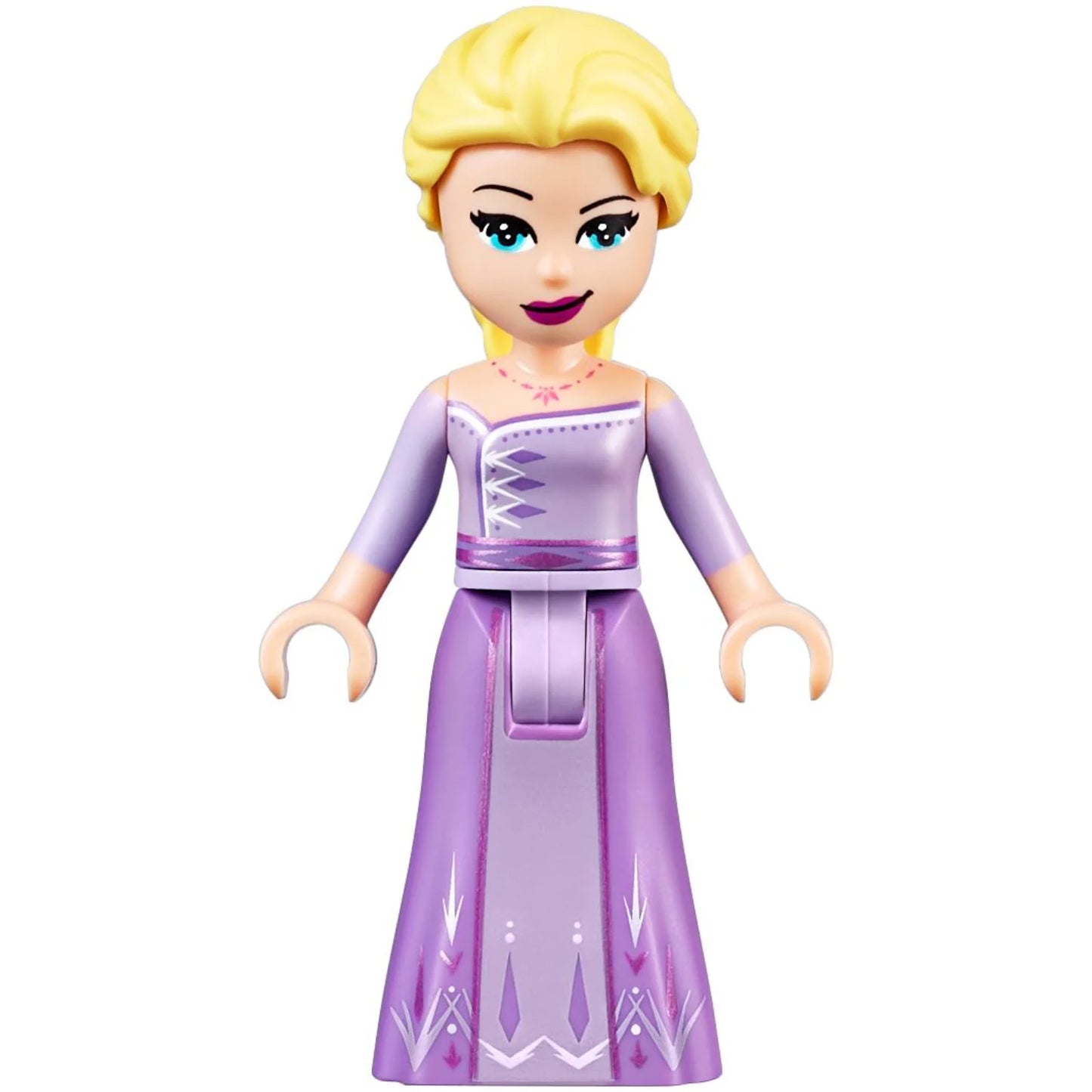 Minifigur dp071 - Elsa - Lavendel und mittleres Lavendelkleid