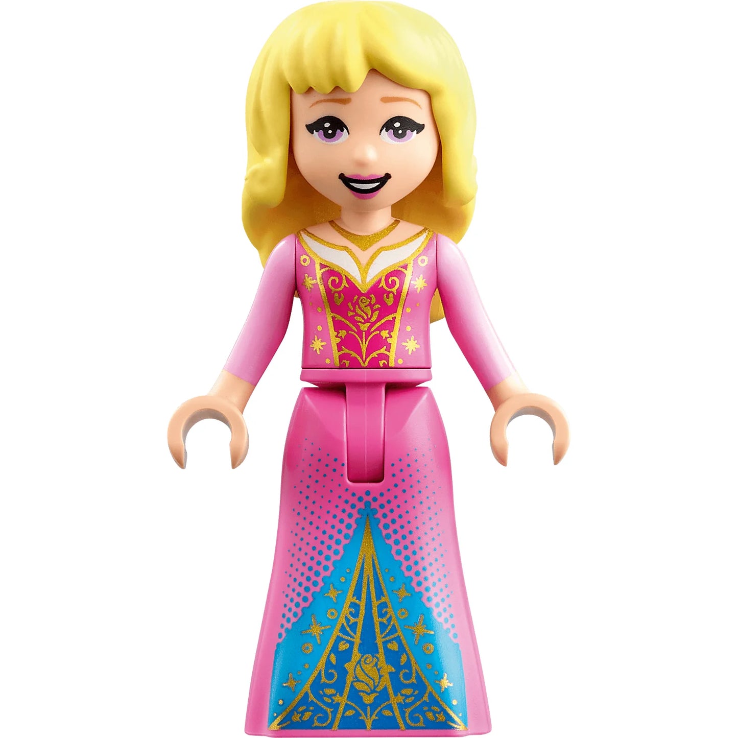 Minifig dp105 - Aurora - Blue and Gold Filigree Dress