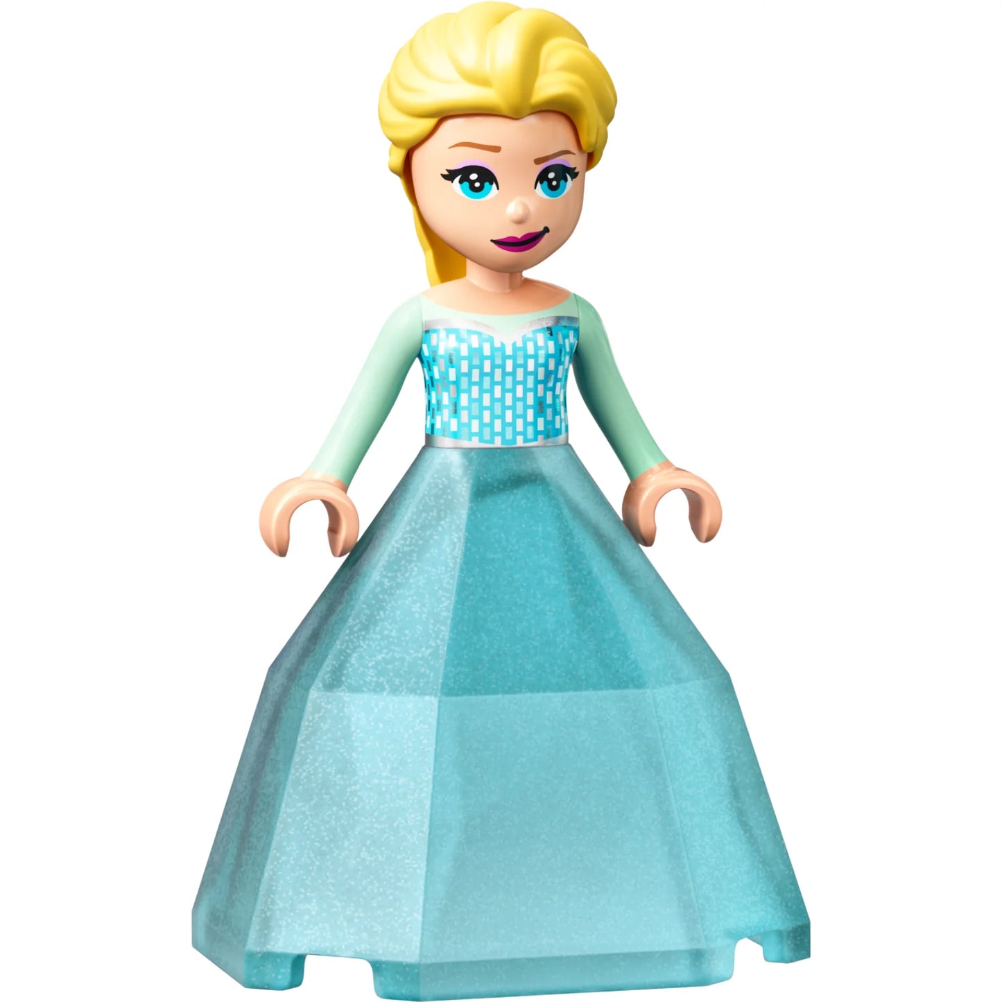 Minifig dp143 - Elsa - Diamond Dress Container Bottom