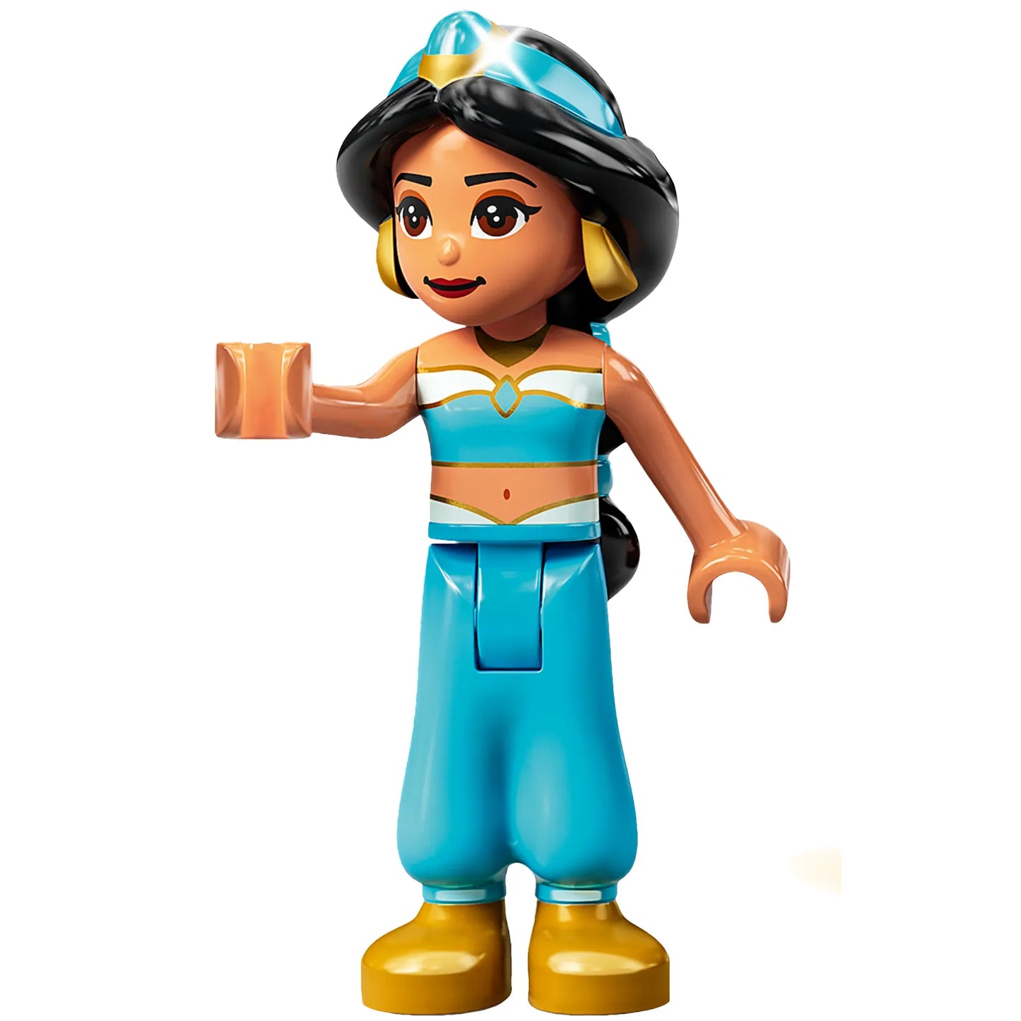 Minifig dp148 - Jasmine - Pearl Gold Shoes, Plain Top