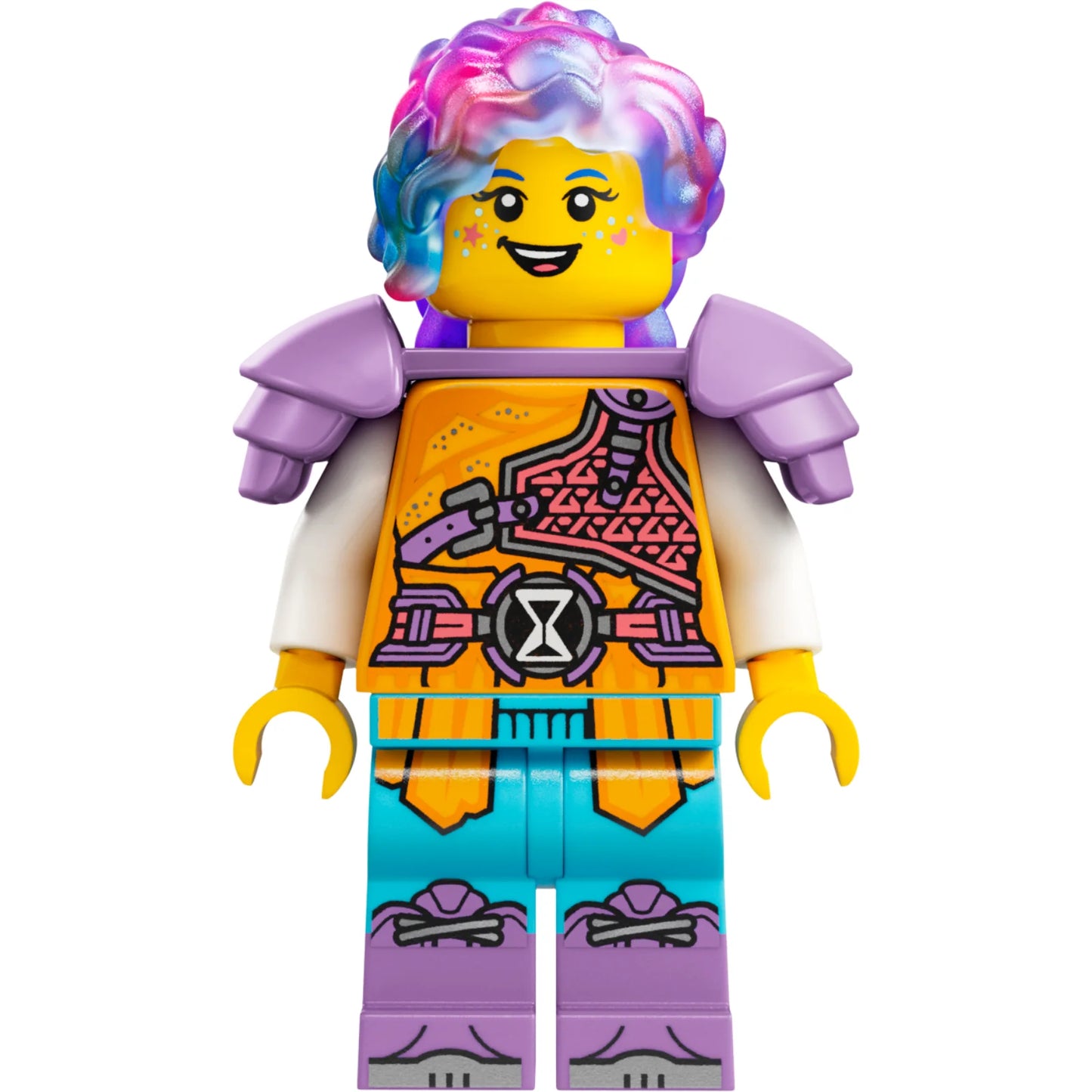 Minifig drm001 - Izzie (Isabel Christina Garcia) - Medium Lavender Shoulder Pads