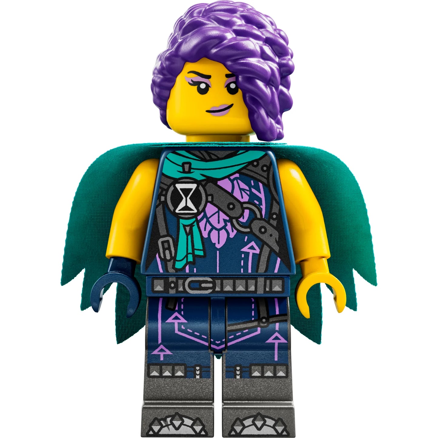 Minifigur drm009 - Zoey - Dunkeltürkisfarbener Umhang