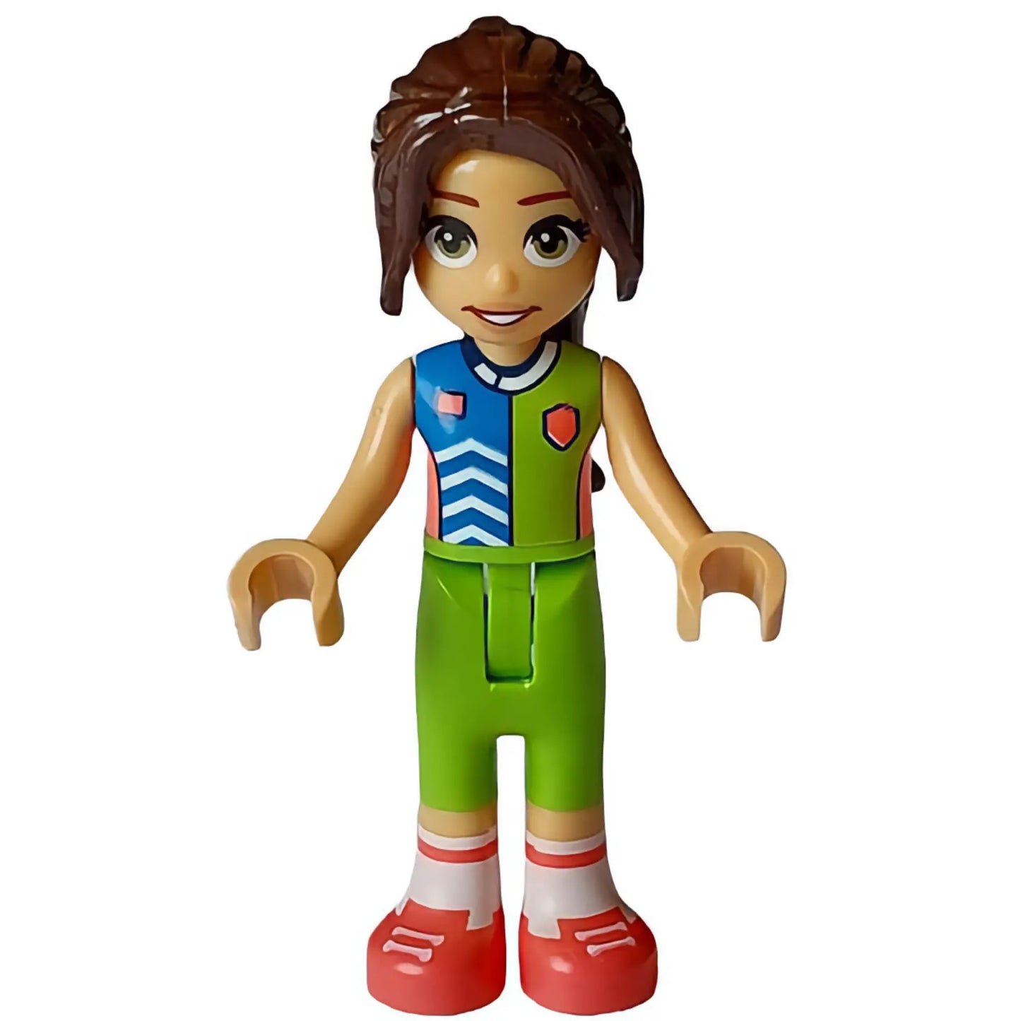 Minifig frnd639 - Friends Ivana - Lime, Blue, and Coral Sports Uniform