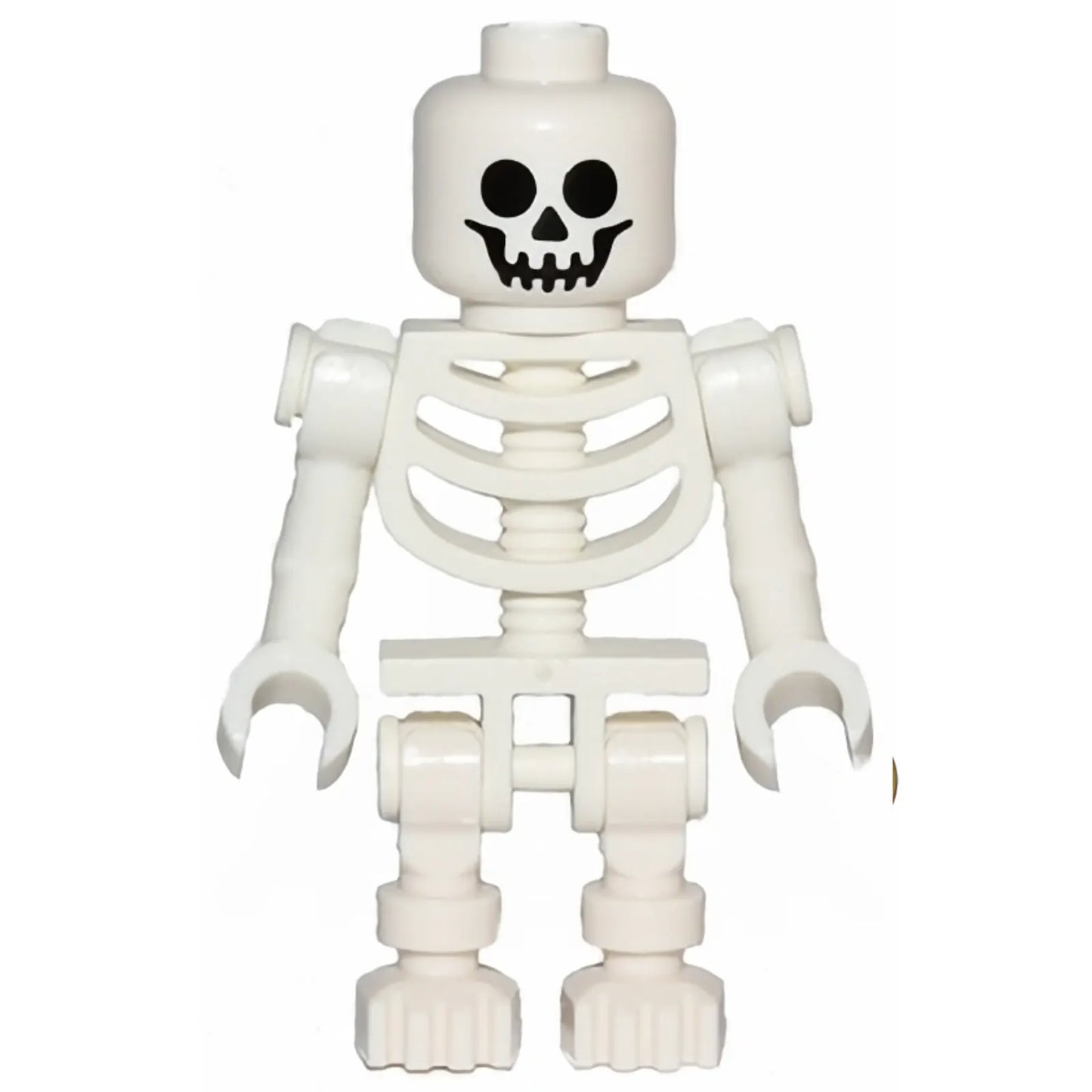 Minifig gen047 - Skeleton - Standard Skull, Bent Arms Vertical Grip