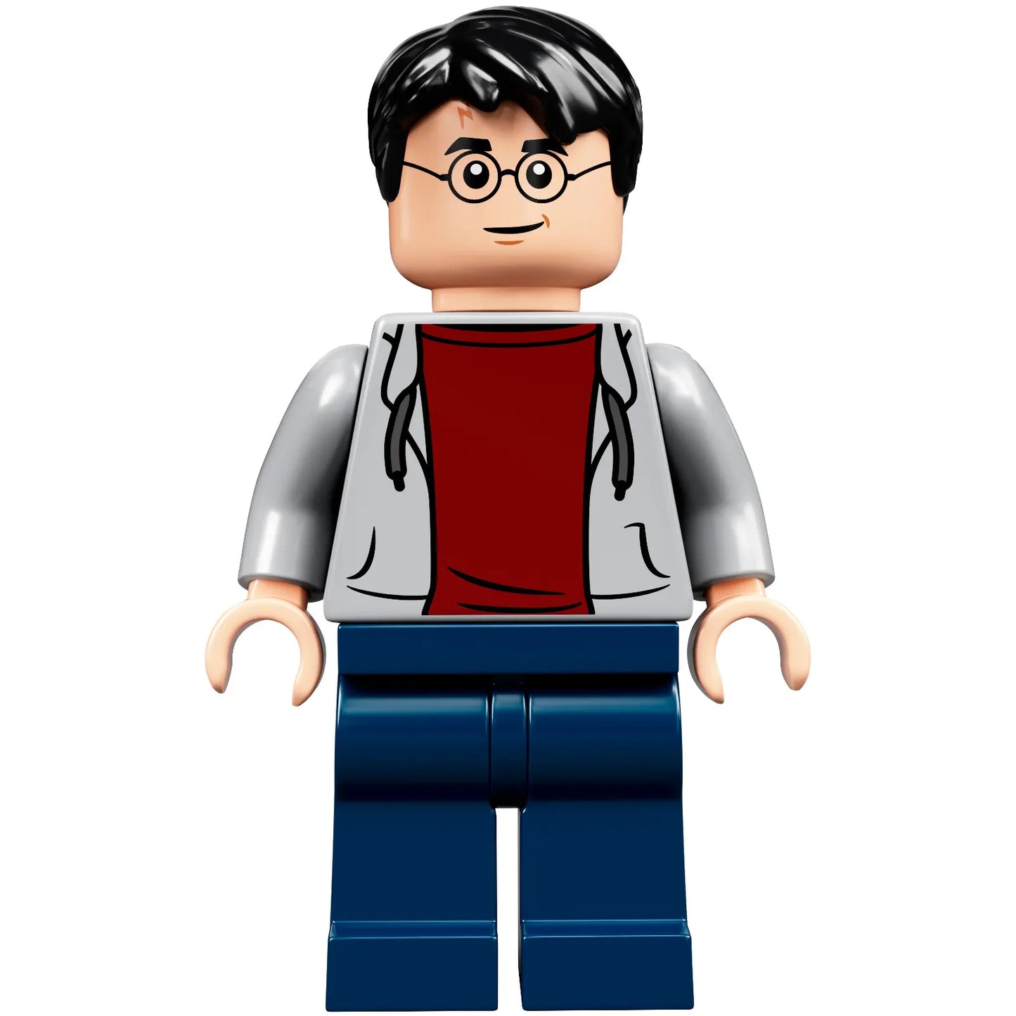 Minifig hp213 - Harry Potter - Light Bluish Gray Hooded Sweatshirt