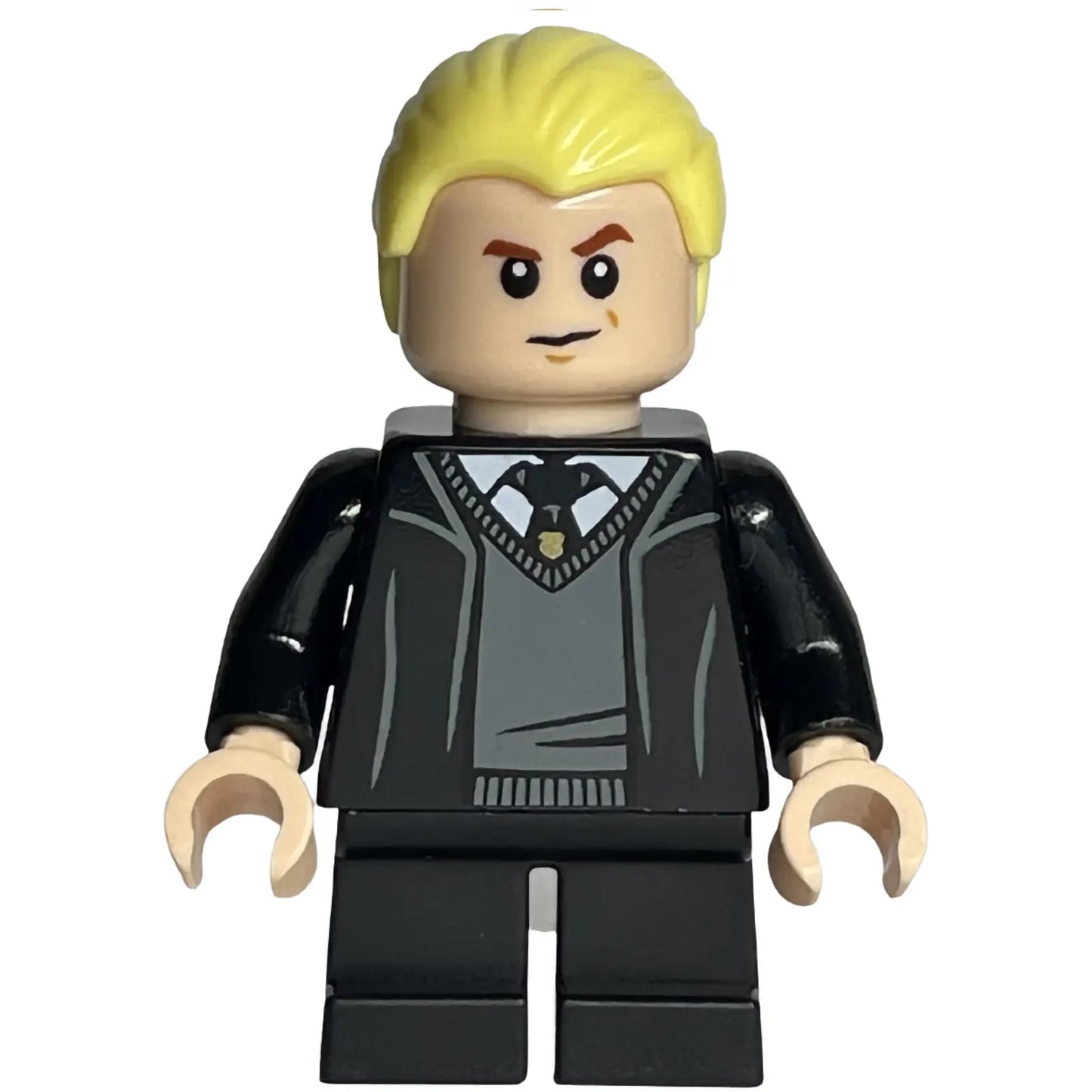 Minifigur hp321 – Draco Malfoy – Hogwarts-Robe, schwarze Krawatte
