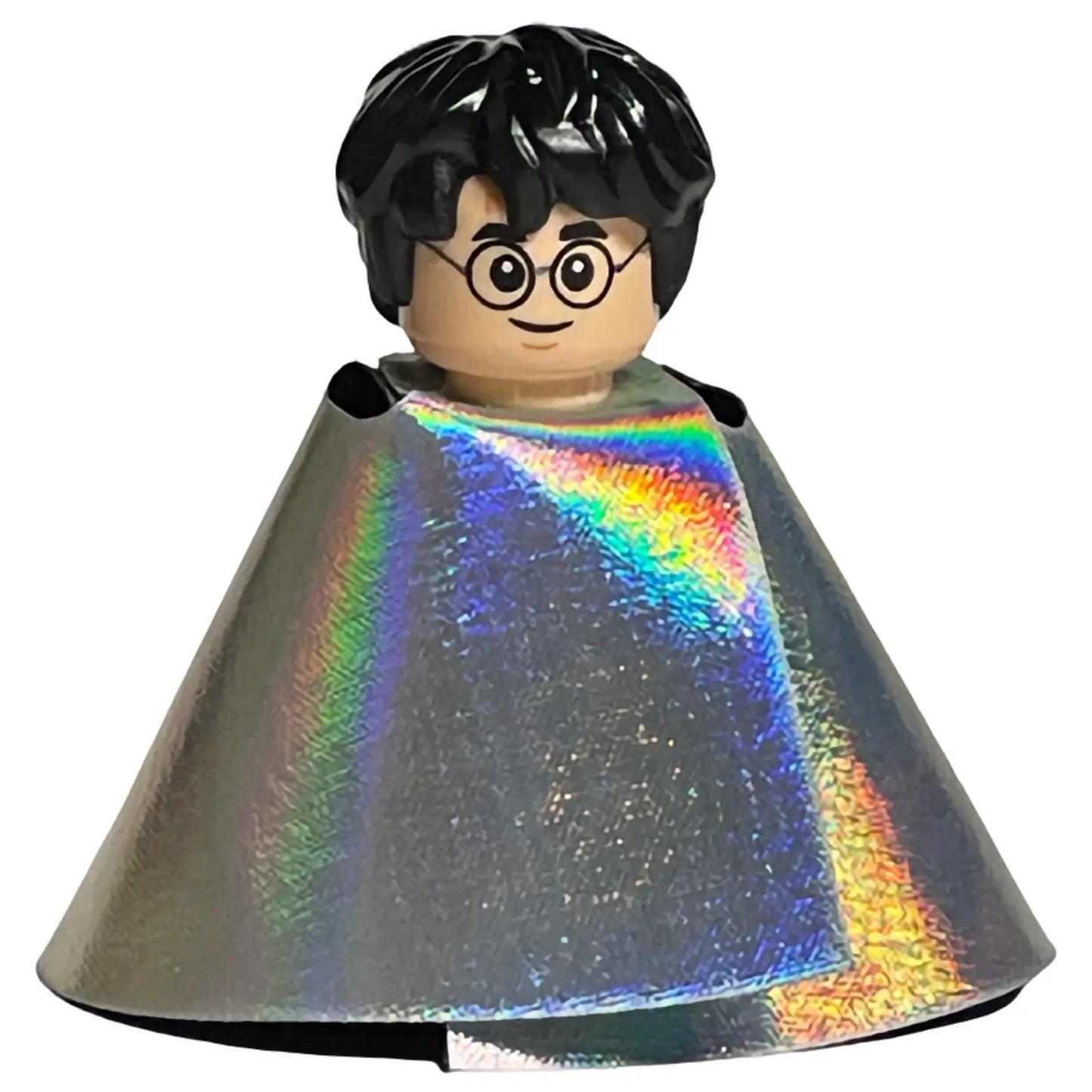 Minifig hp366 - Harry Potter - Gryffindor Robe Open, Sweater, Shirt and Tie, Black Short Legs, Invisibility Cloak