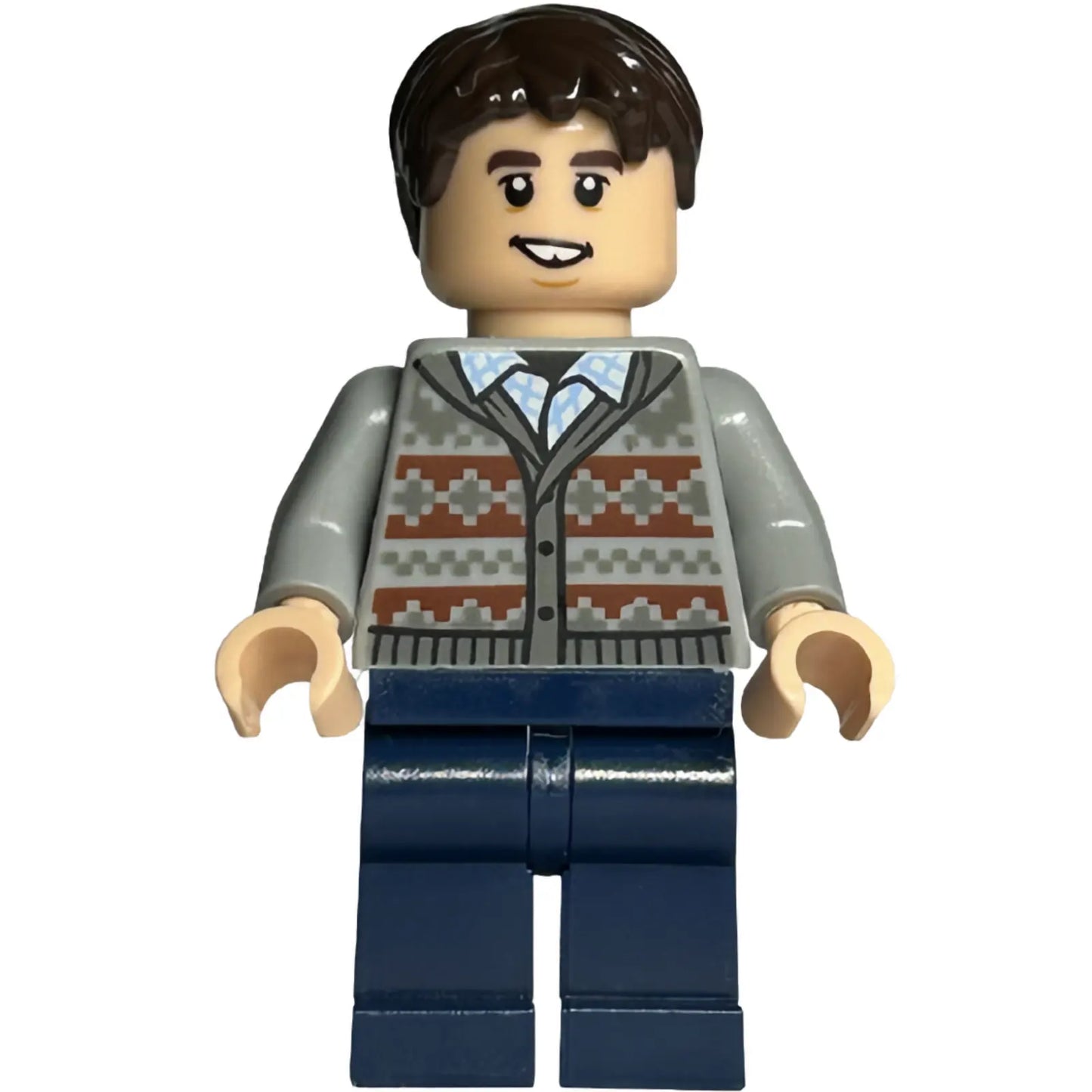 Minifig hp370 - Neville Longbottom - Fair Isle Sweater, Dark Blue Legs