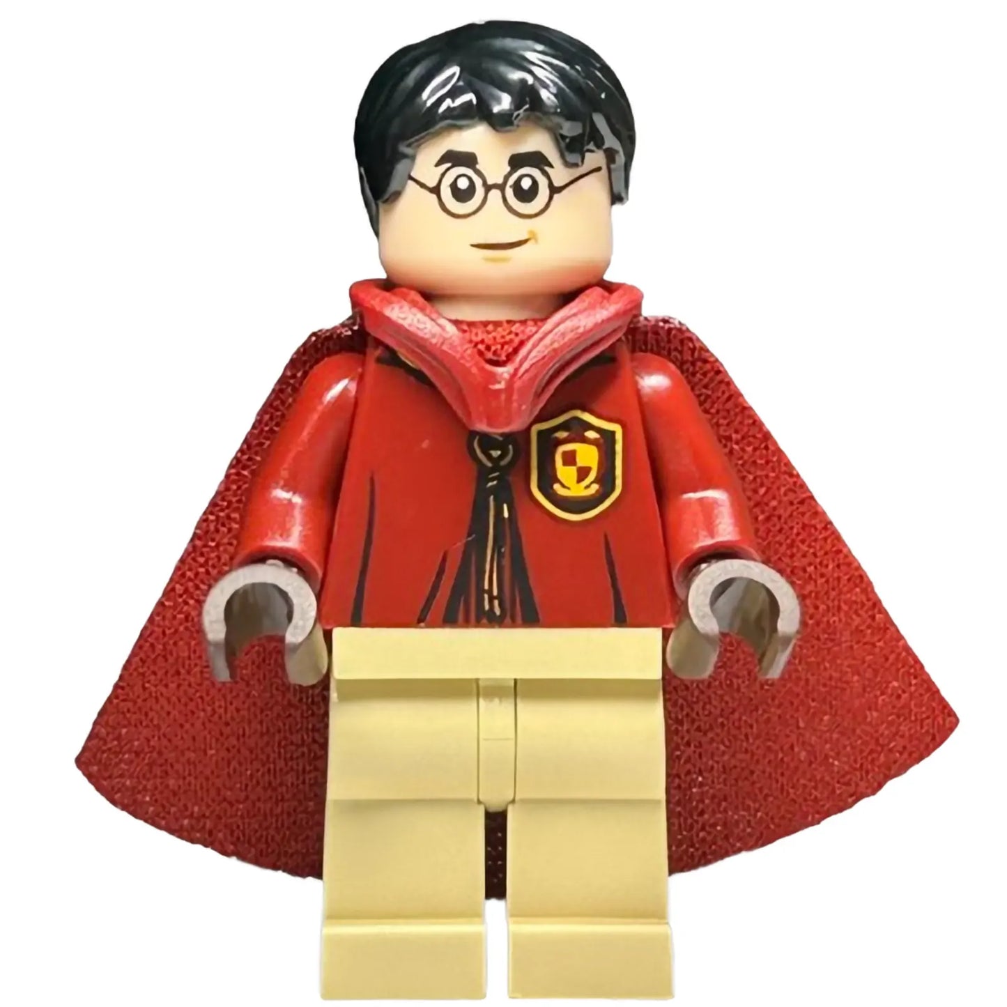 Minifig hp427 - Harry Potter - Dark Red Gryffindor Quidditch Uniform with Hood and Cape