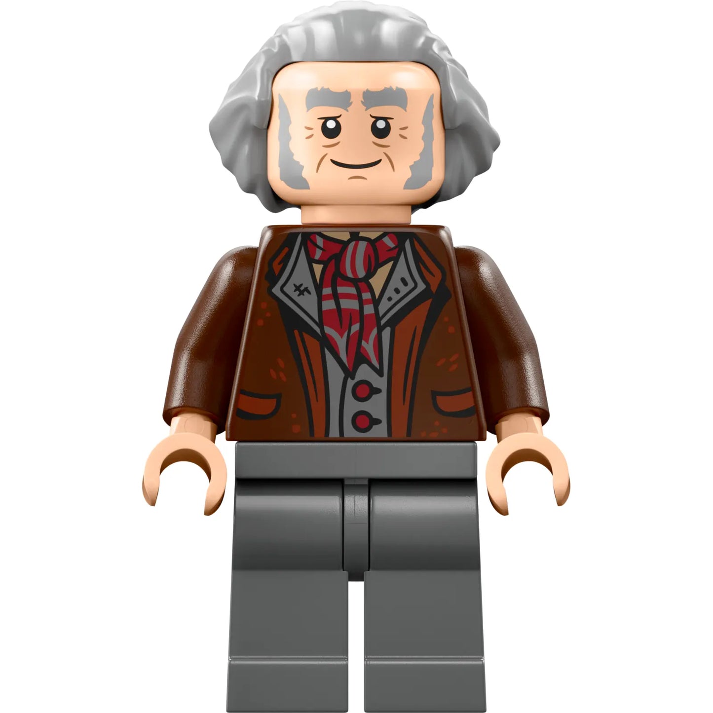 Minifig hp504 - Garrick Ollivander - Dark Brown Jacket, Hair Swept Back