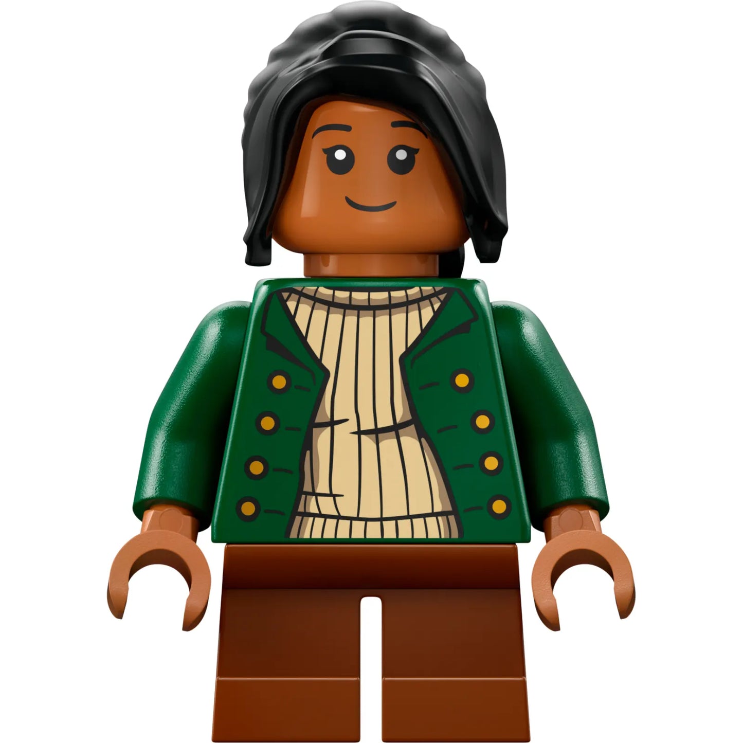 Minifig hp505 - Padma Patil - Dark Green Jacket, Reddish Brown Short Legs