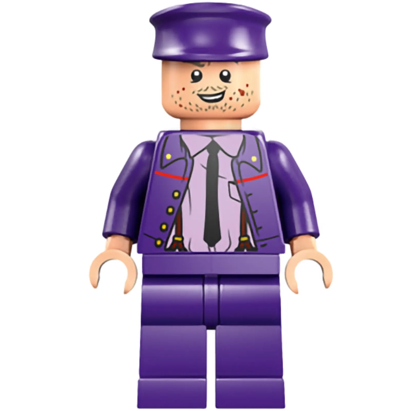 Minifig hp546 - Stanley (Stan) Shunpike - Knight Bus Conductor Uniform with Black Tie and Lavender Shirt