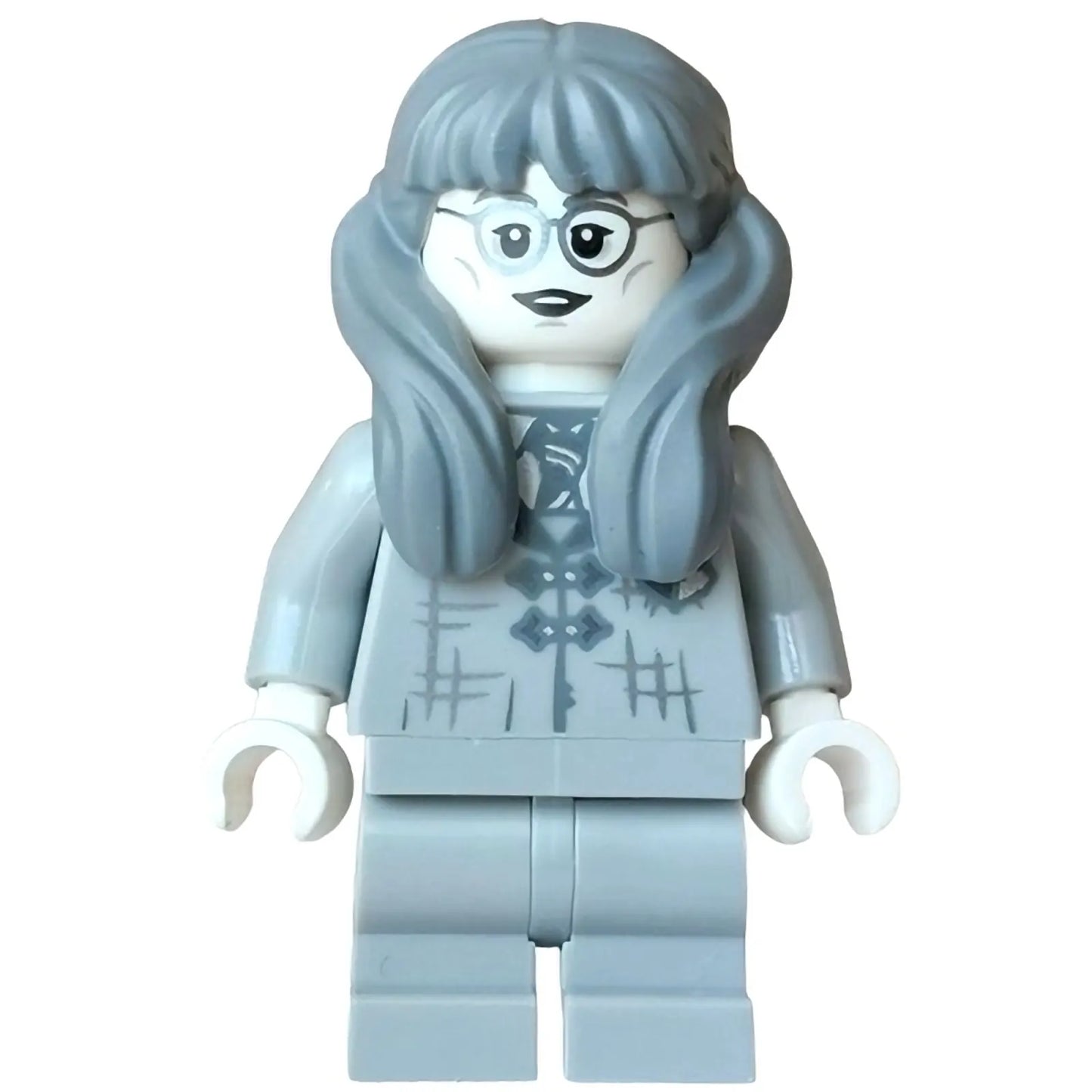 Minifig hp618 - Moaning Myrtle – Light Bluish Gray Robe, Silver Glasses
