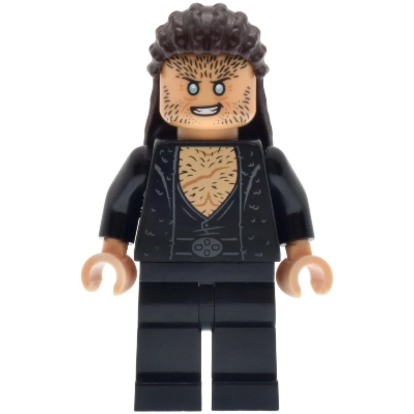Minifig hp636 - Fenrir Greyback - Dark Brown Long Hair