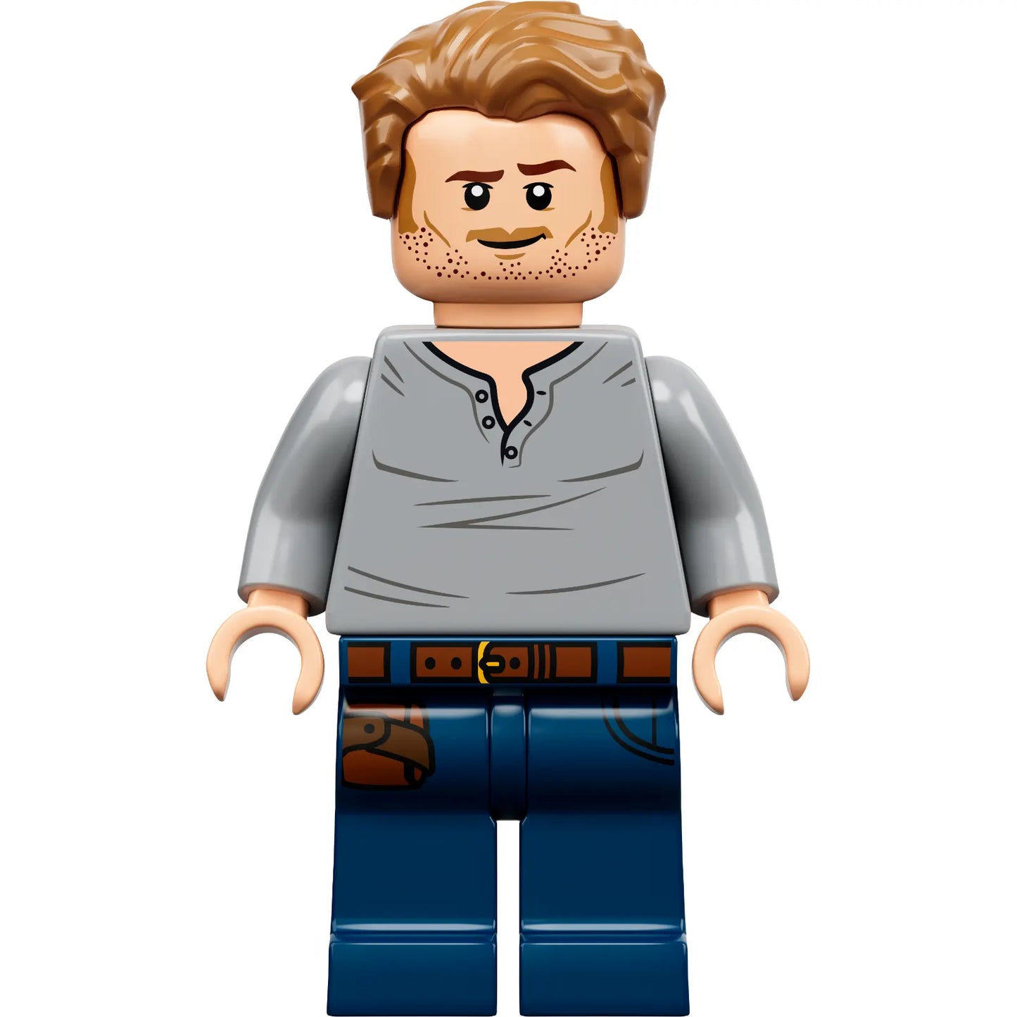 Minifig jw048 - Owen Grady - Open Neck Shirt