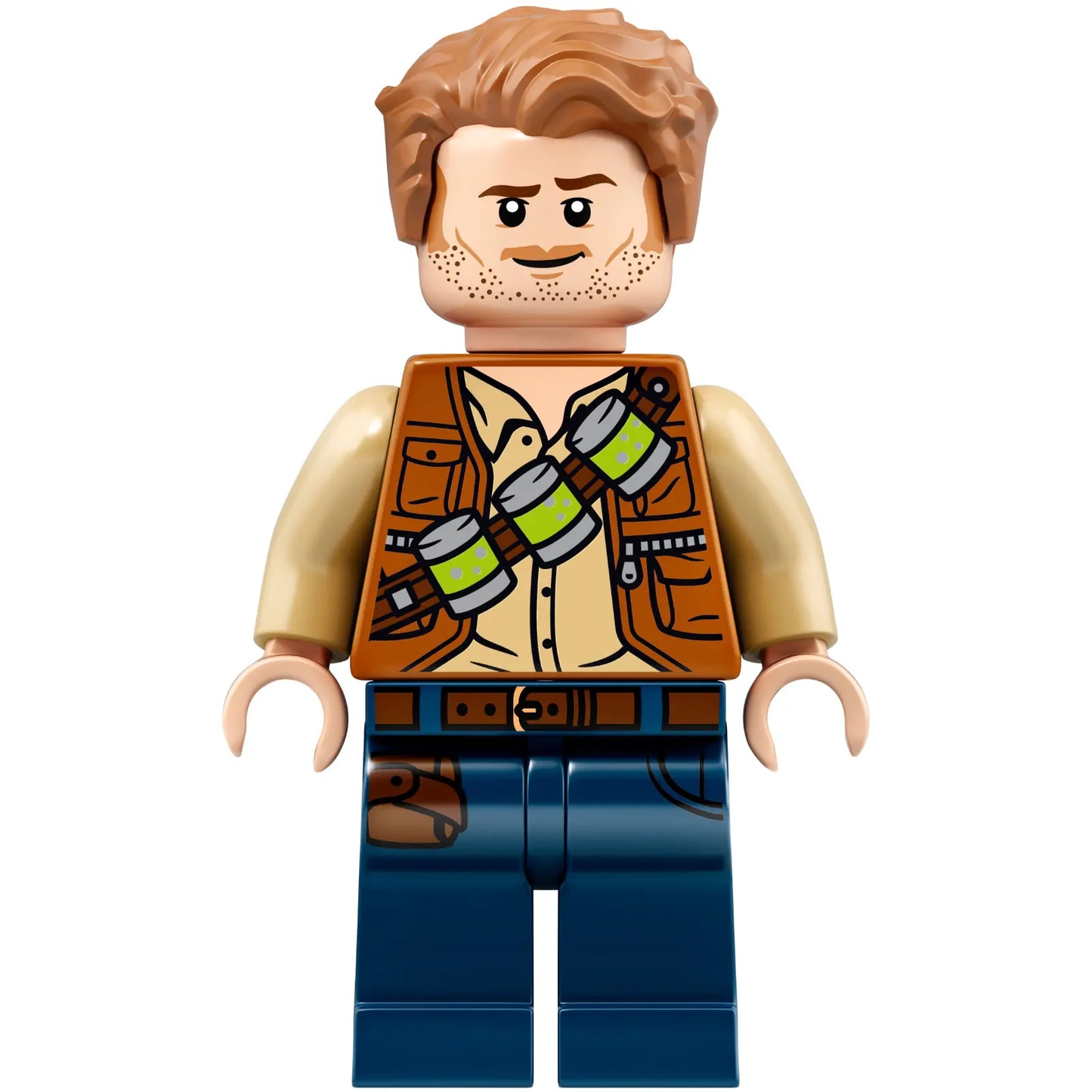 Minifigur jw066 - Owen Grady - Kalkkanister