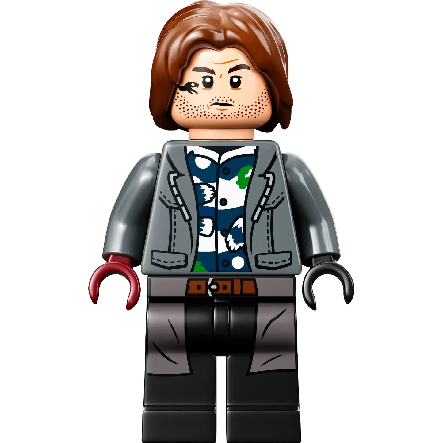 Minifig jw077 - Rainn Delacourt - Dark Blue and White Shirt