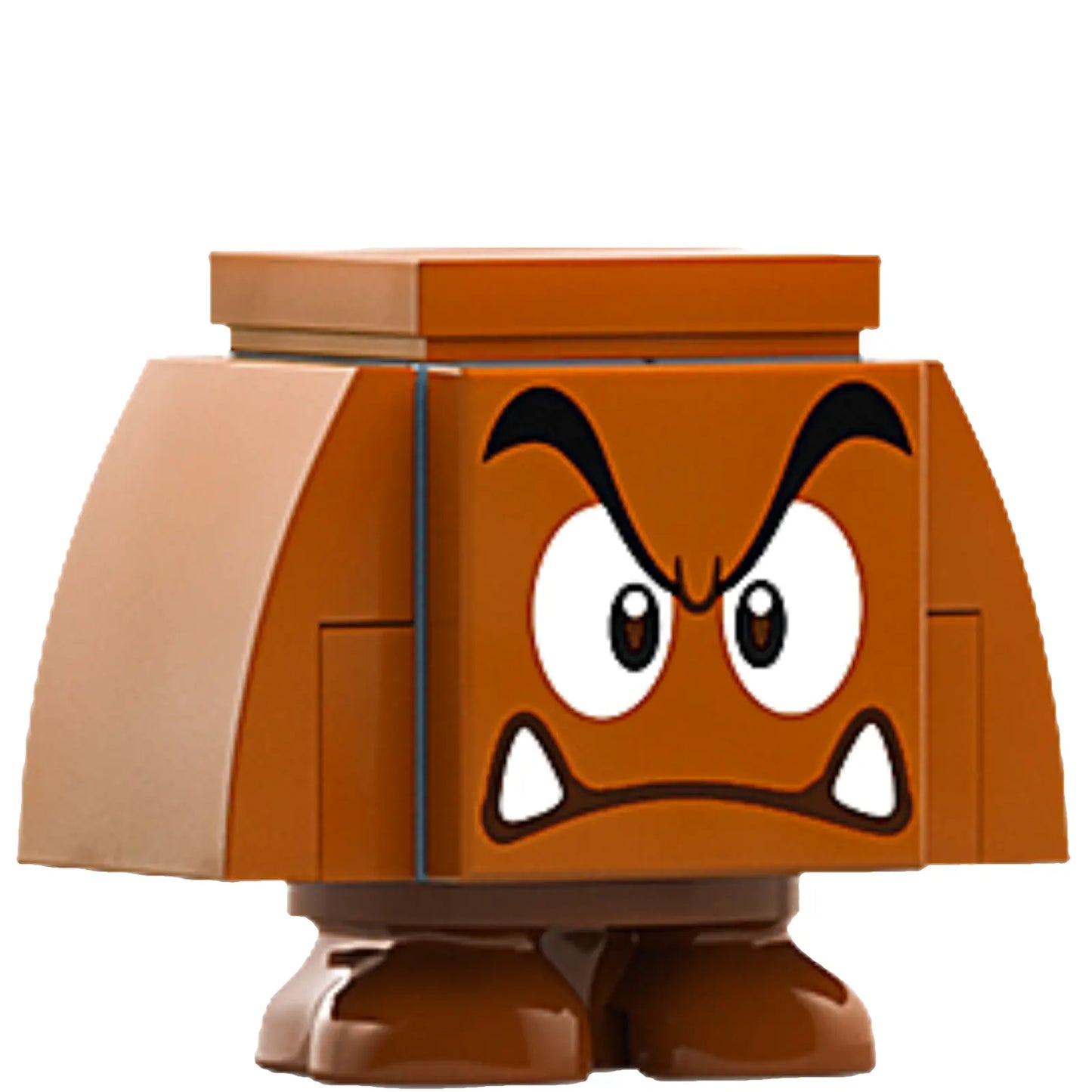 Minifig mar0022 - Goomba - Angry, Dark Bluish Gray Interior Pieces