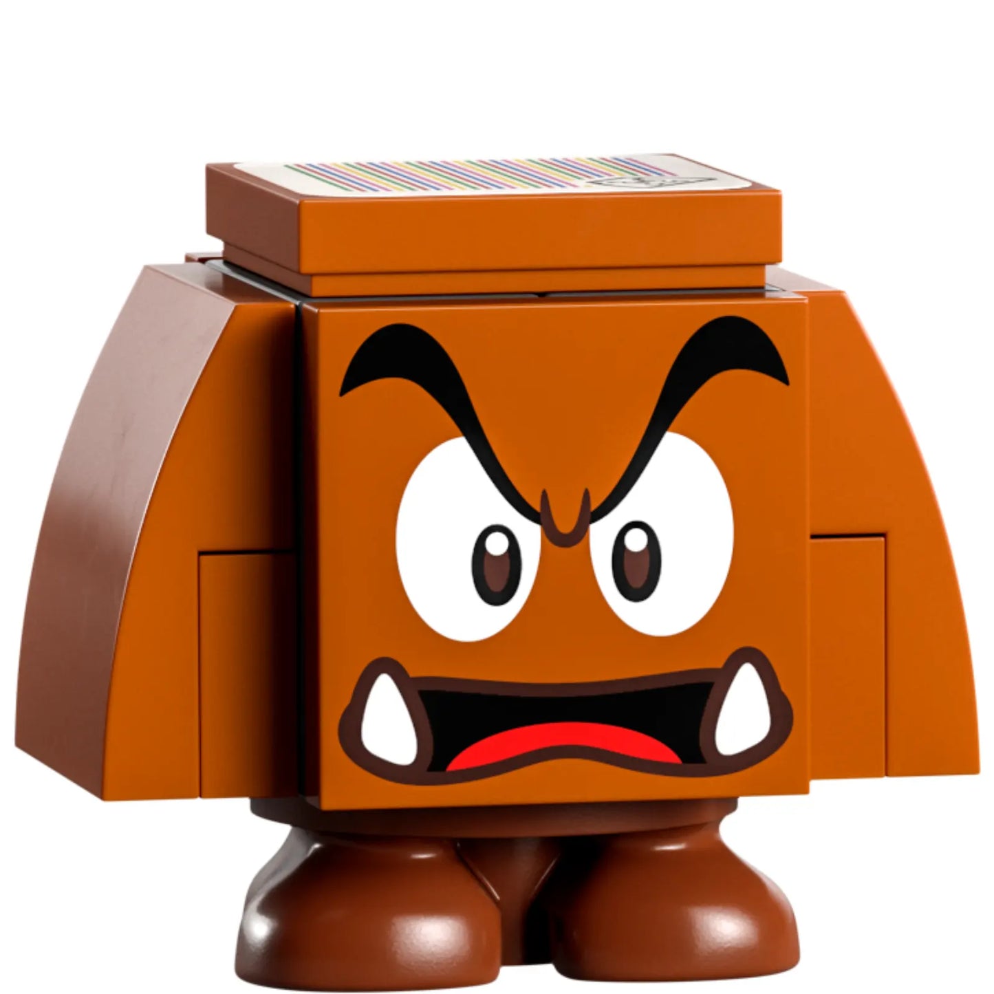 Minifigur mar0115 – Goomba – Wütend, offener Mund