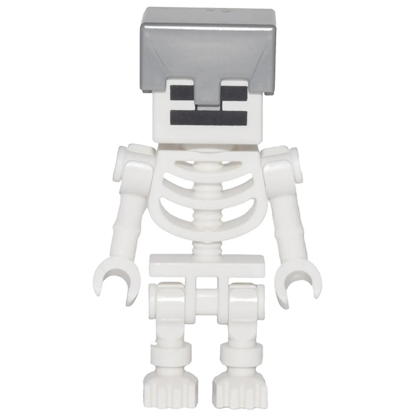 Minifig min032 - Skeleton, Minecraft - Flat Silver Helmet