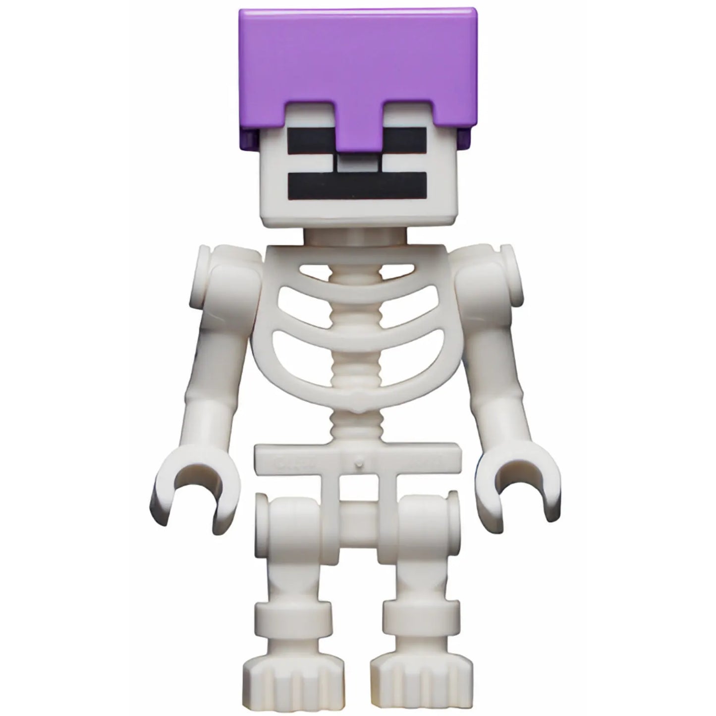 Minifig min065 - Skeleton, Minecraft - Medium Lavender Helmet