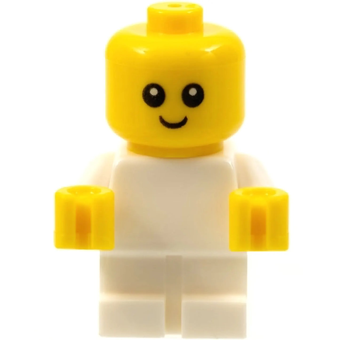 Minifig njo0446 - Baby - White Body with Yellow Hands, Head with Neck