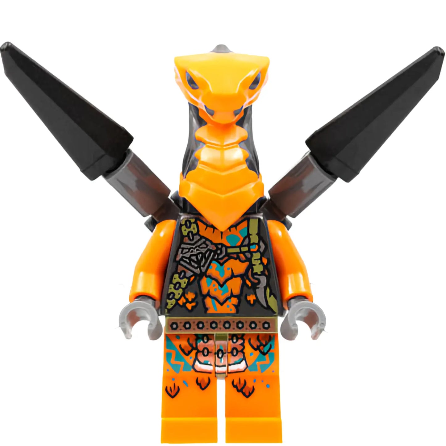 Minifigur njo723 - Viper Flyer - Dunkelblau-graue Stangenhalter