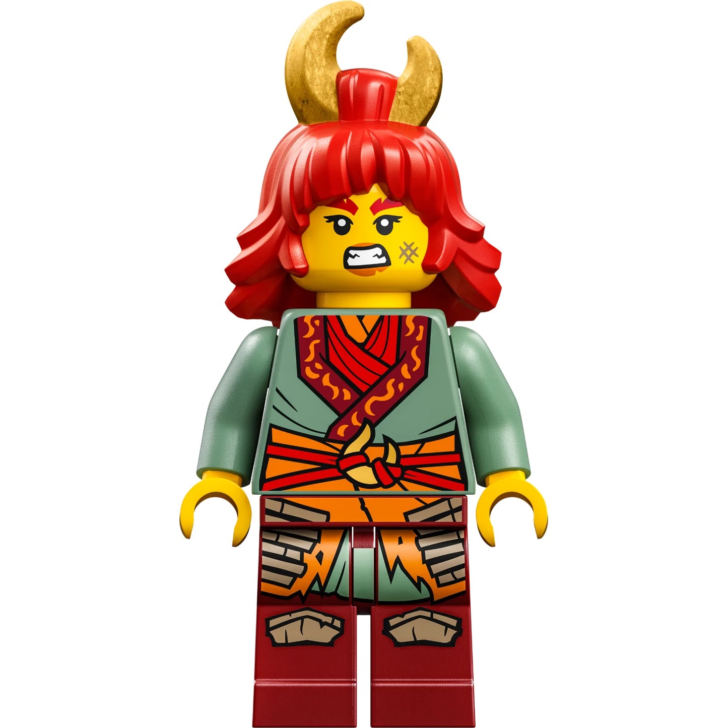Minifig njo823 - Wyldfyre - Sand Green Robe