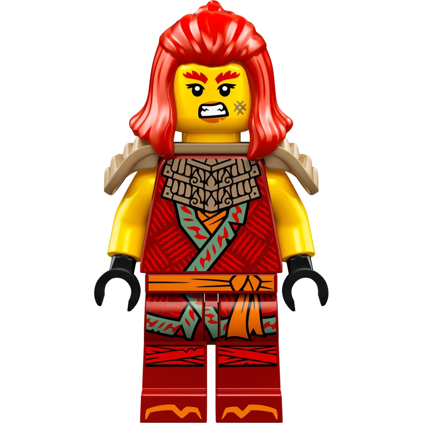 Minifig njo872 - Wyldfyre - Dark Red Tunic