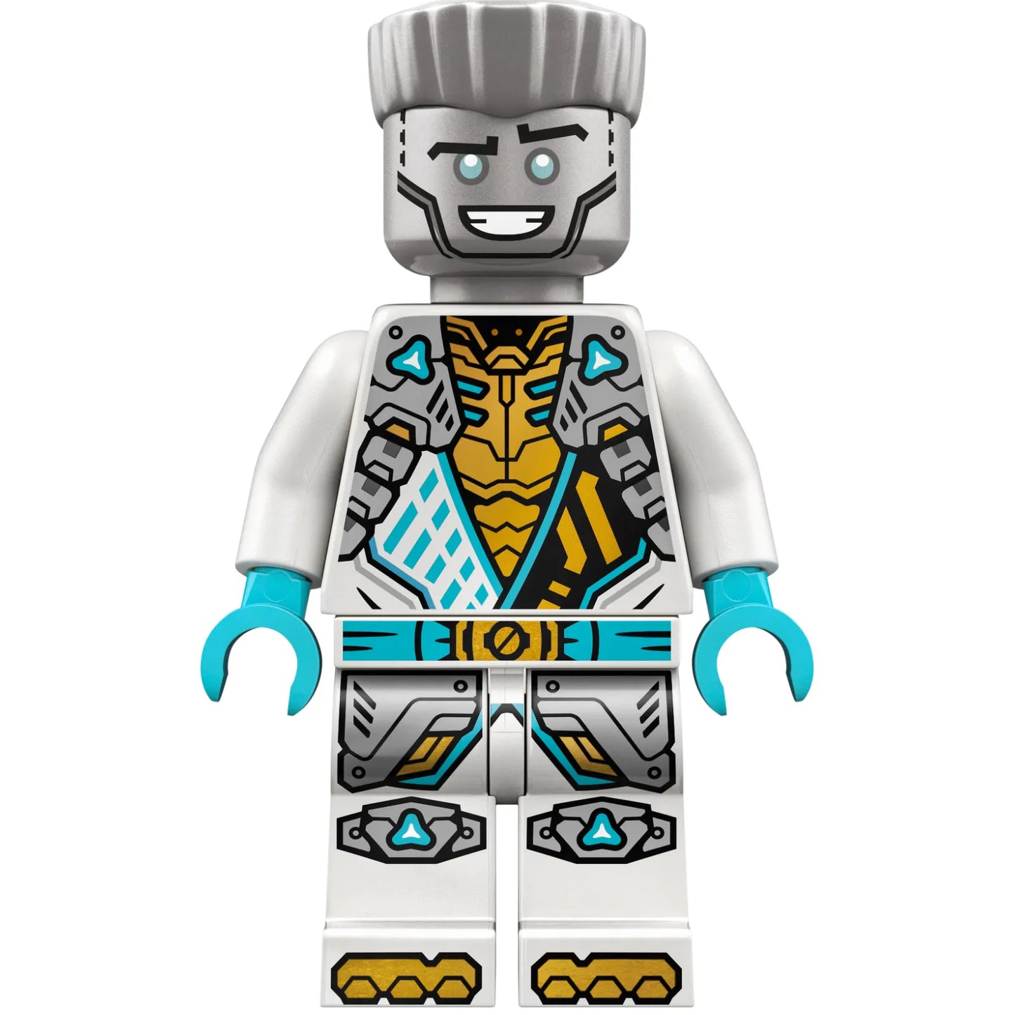 Minifig njo934 - Zane - Dragons Rising, Tunic with Shoulder Armor, Hair