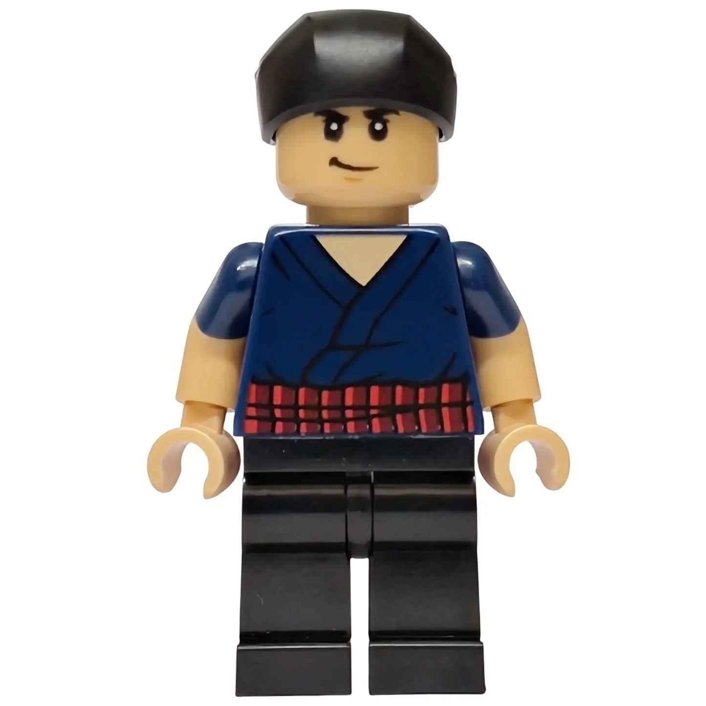 Minifig op019 - Roronoa Zoro - Dark Blue Shirt, Black Bandana (75640)