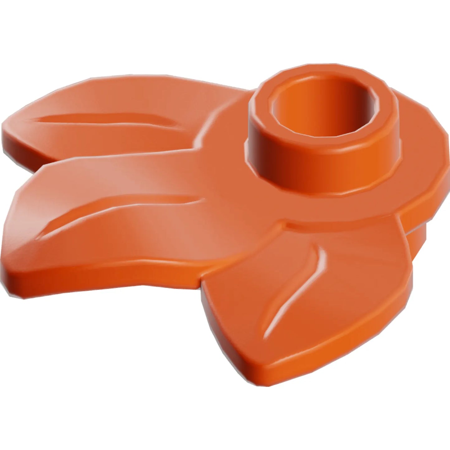 Part 32607 - Plant Plate, Round 1 x 1 with 3 Leaves