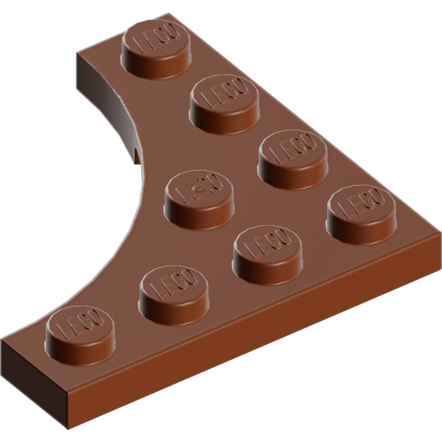 Part 35044 - Plate, Modified 4 x 4 with 3 x 3 Curved Cutout