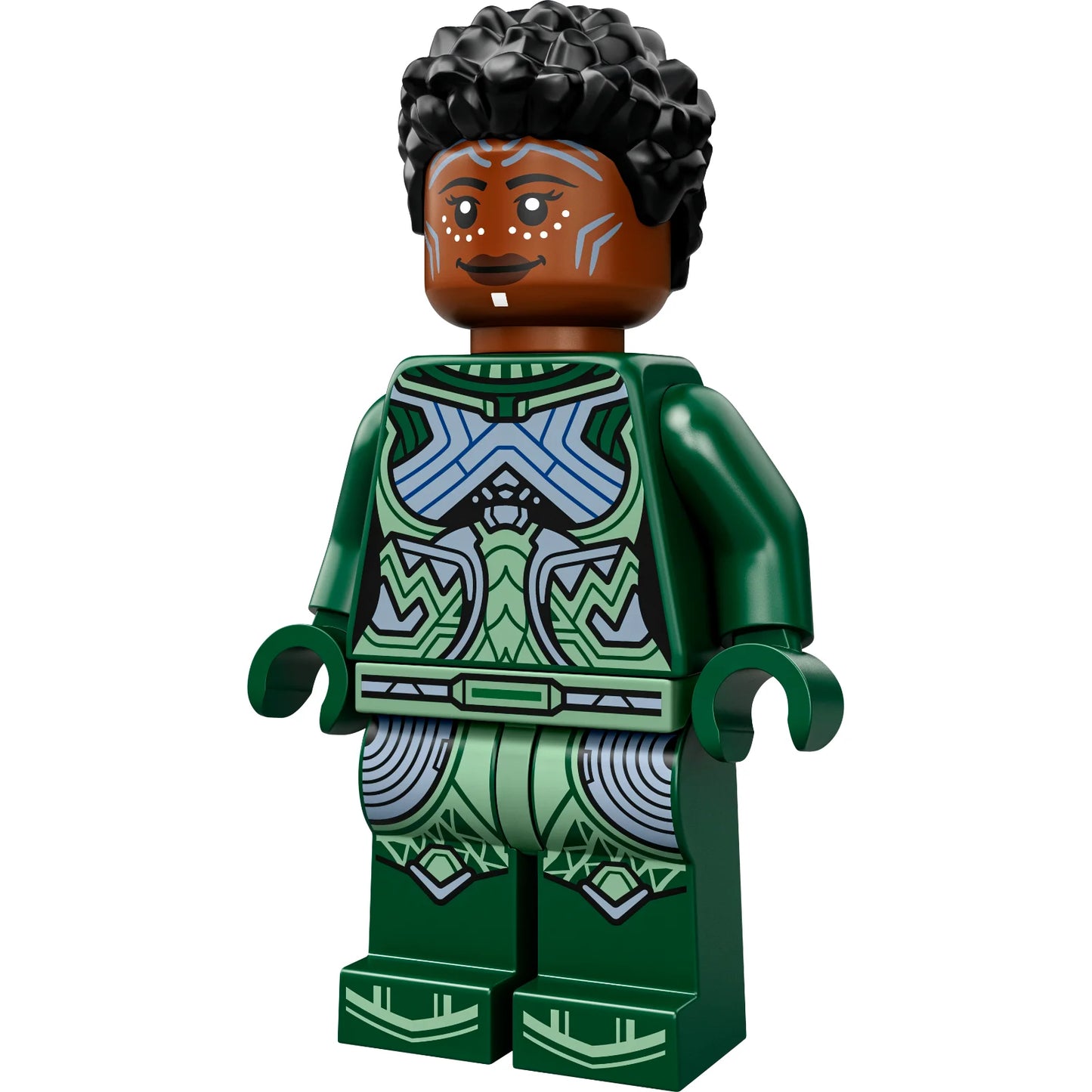 Minifig sh0844 - Nakia - Dark Green Suit