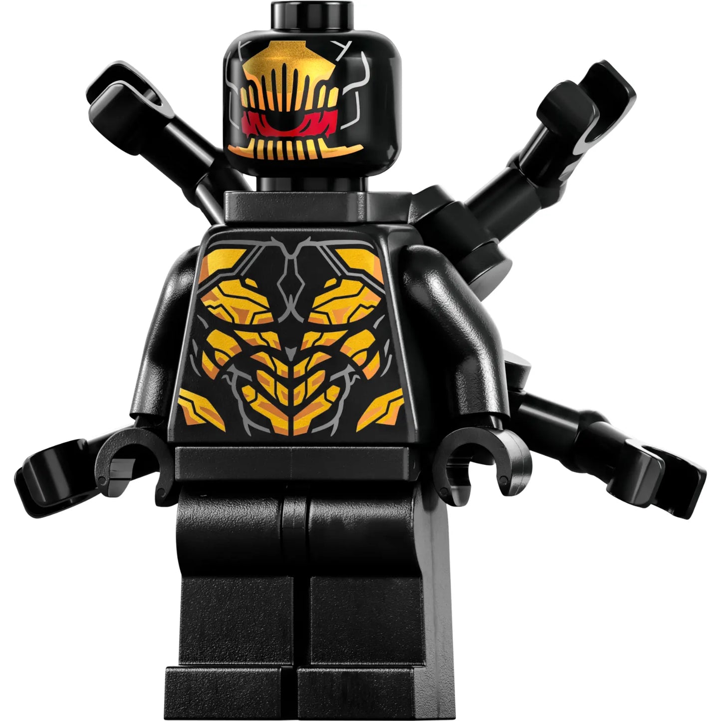 Minifig sh0871 - Outrider - Extended Arms, Torso with Short Dark Bluish Gray Tips at Neck