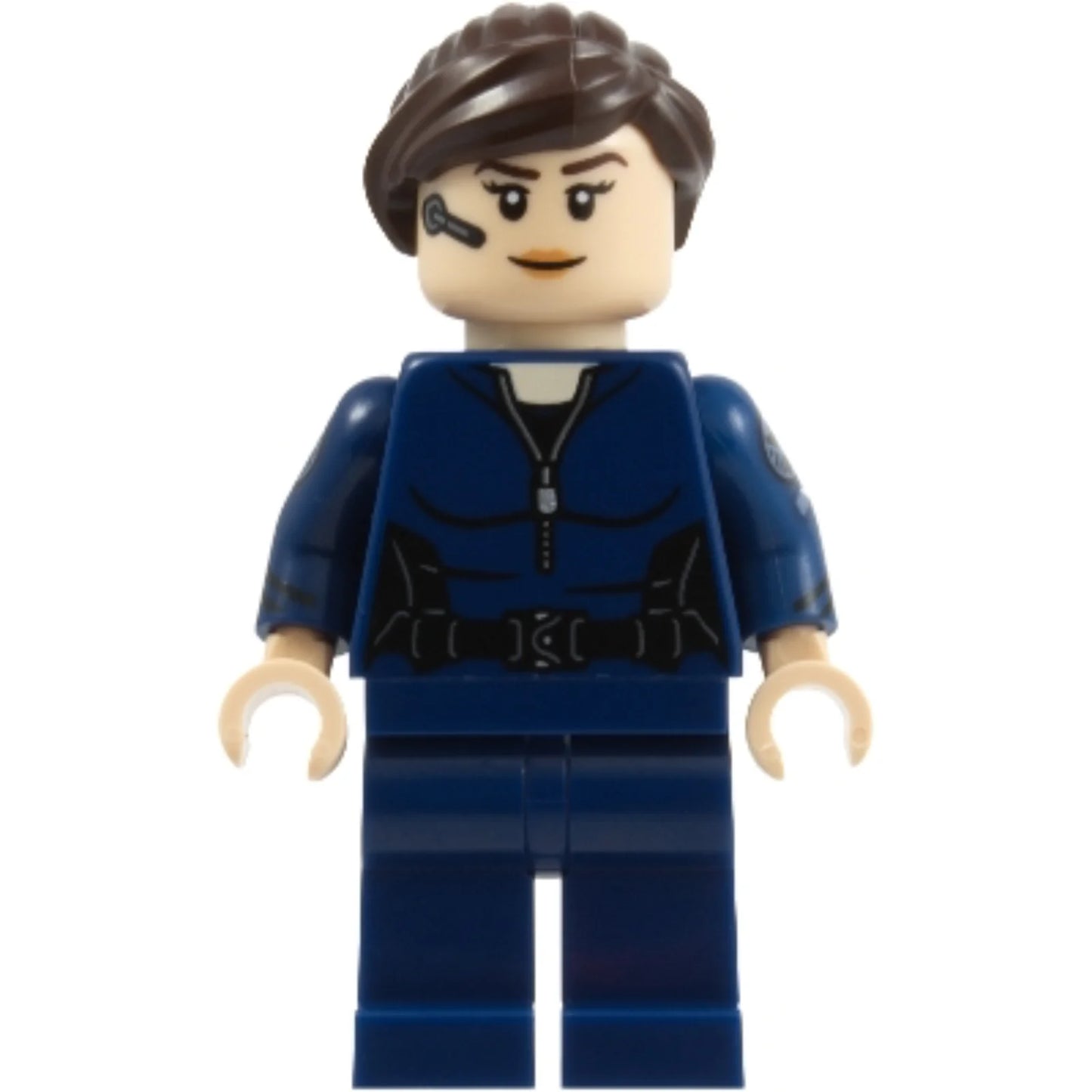 Minifig sh1129 - Maria Hill - Dark Blue Suit, Printed Arms