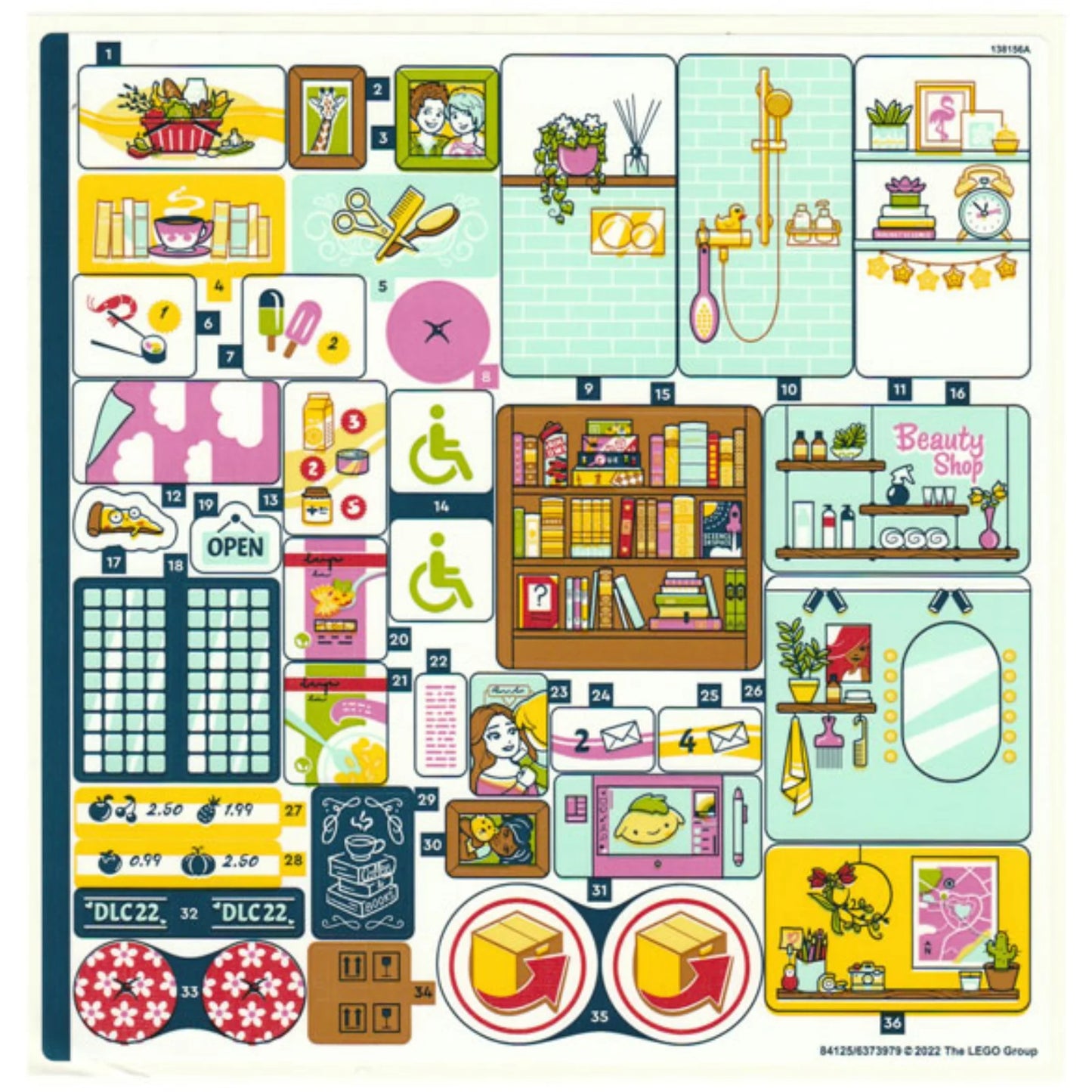 Part 41704stk01 - Sticker Sheet for Set 41704 - (84125/6373979)