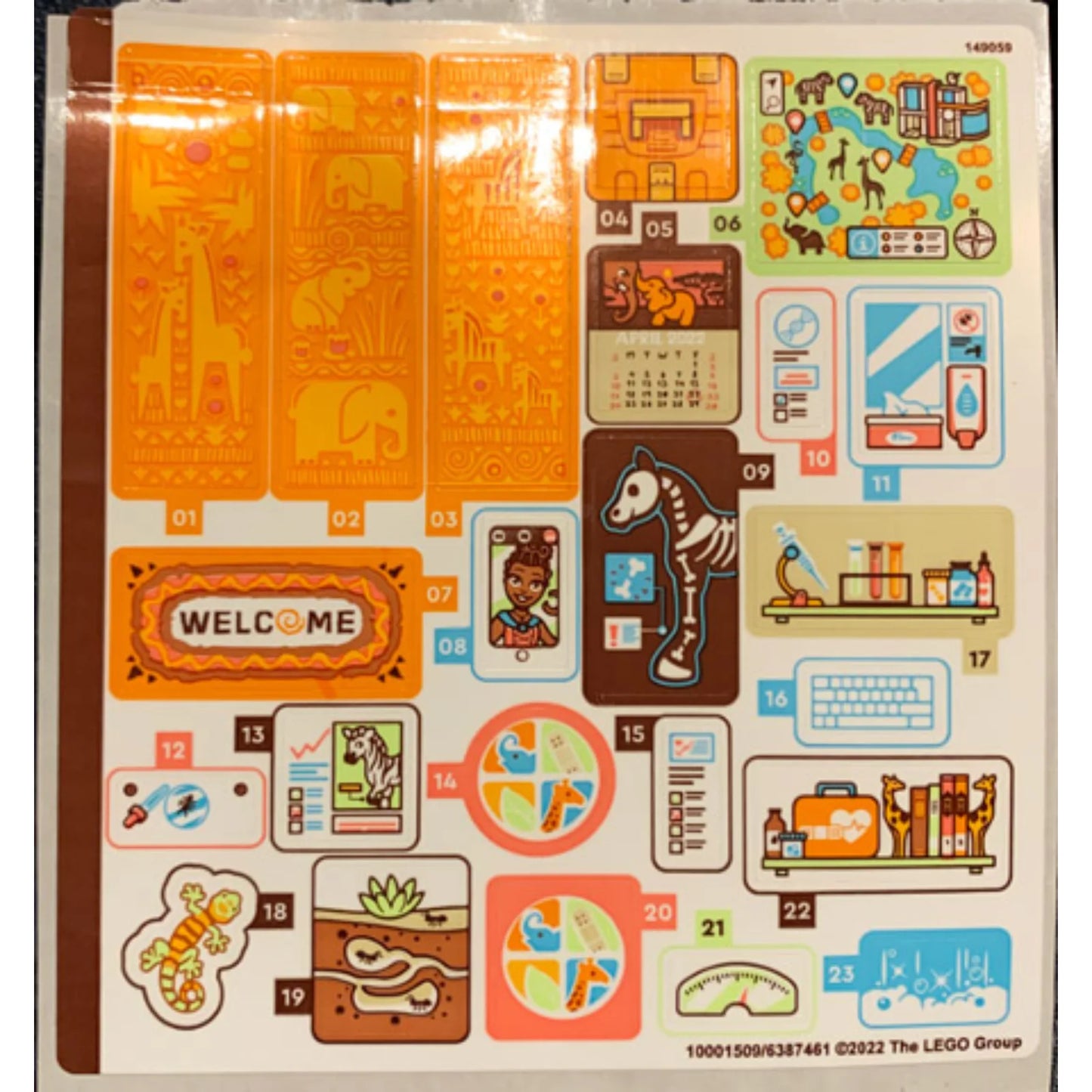 Part 41717stk01 - Sticker Sheet for Set 41717 - (10001509/6387461)
