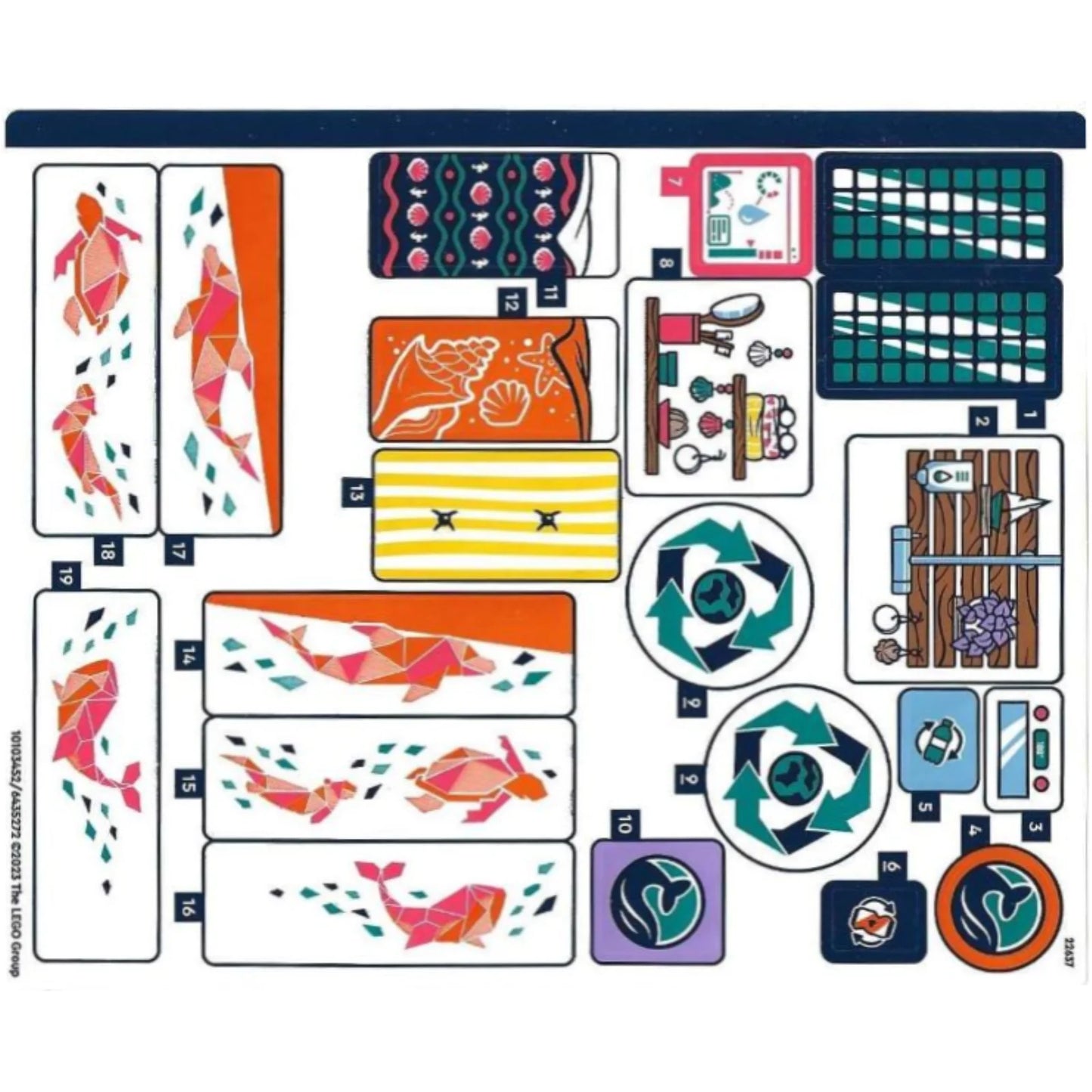 Part 41734stk01 - Sticker Sheet for Set 41734 - (10103452/6435272)