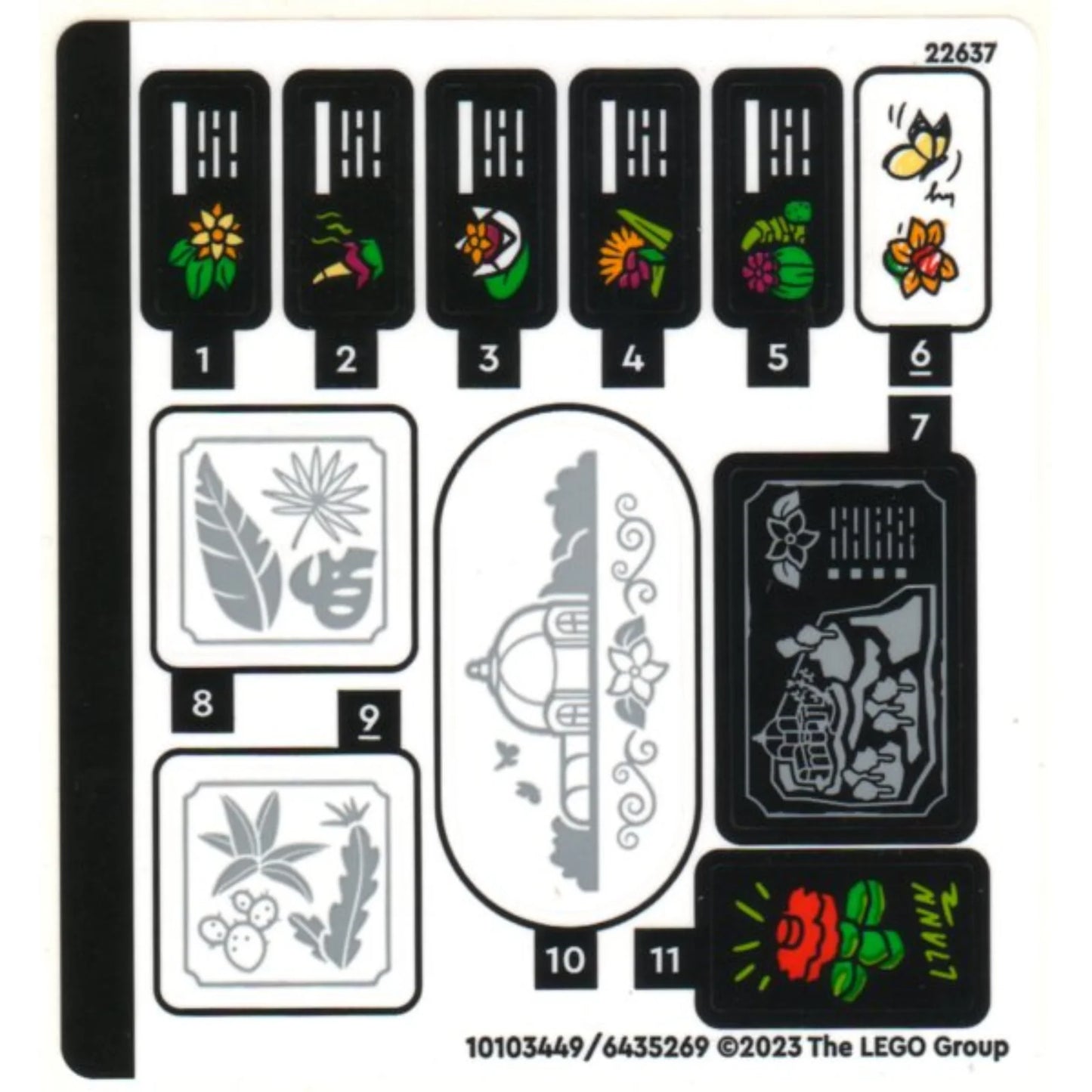 Part 41757stk01 - Sticker Sheet for Set 41757 - (10103449/6435269)