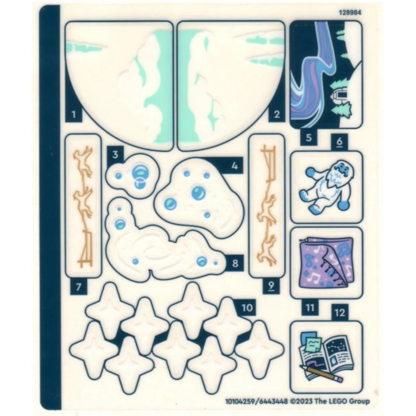 Part 41760stk01 - Sticker Sheet for Set 41760 - (10104259/6443448)