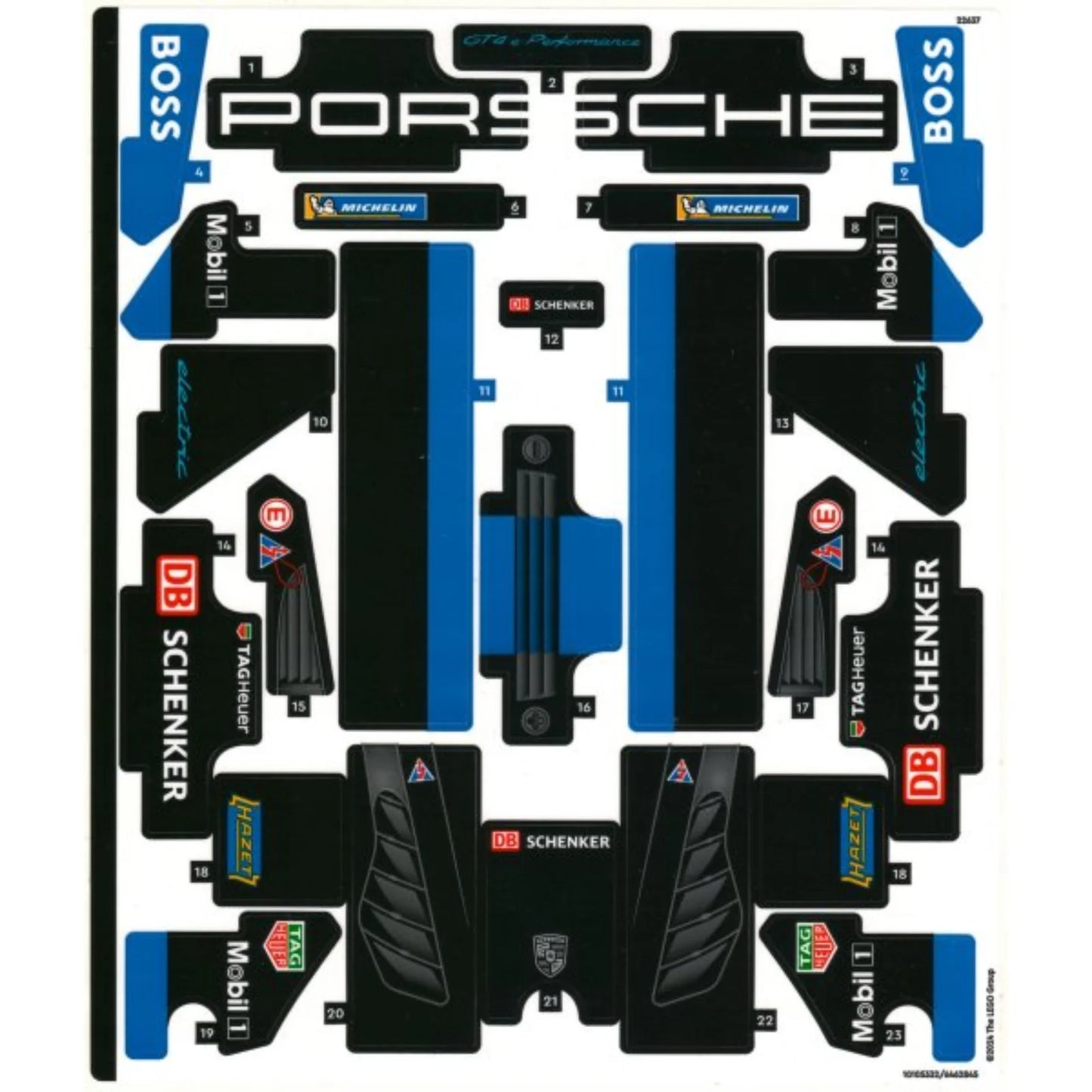 Part 42176stk01 - Sticker Sheet for Set 42176 - (10105332/6462845)