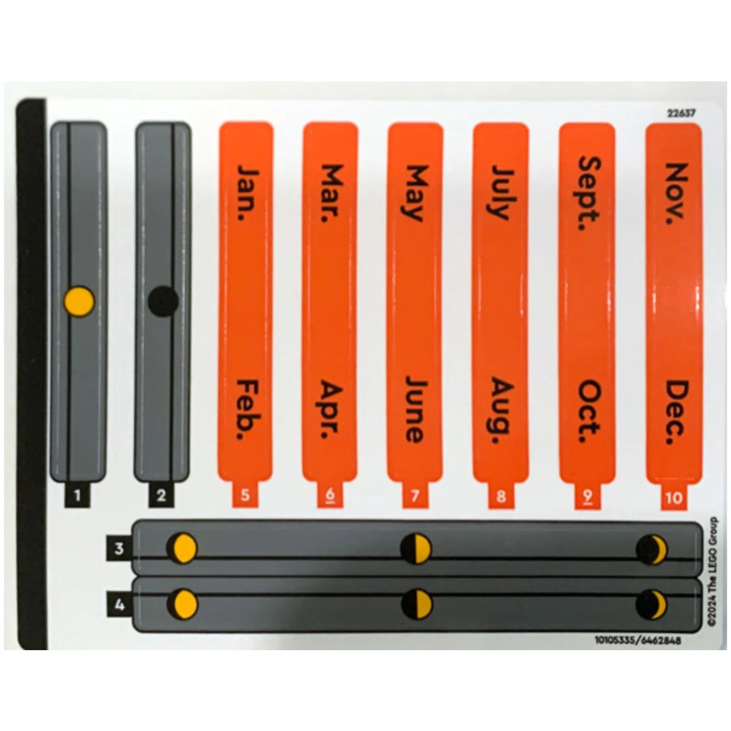 Part 42179stk01 - Sticker Sheet for Set 42179 - (10105335/6462848)