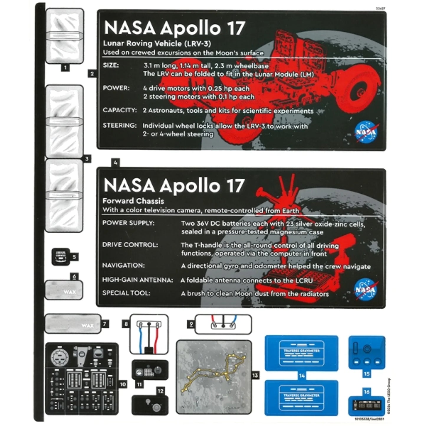 Part 42182stk01 - Sticker Sheet for Set 42182, Sheet 1 - (10105338/6462851)