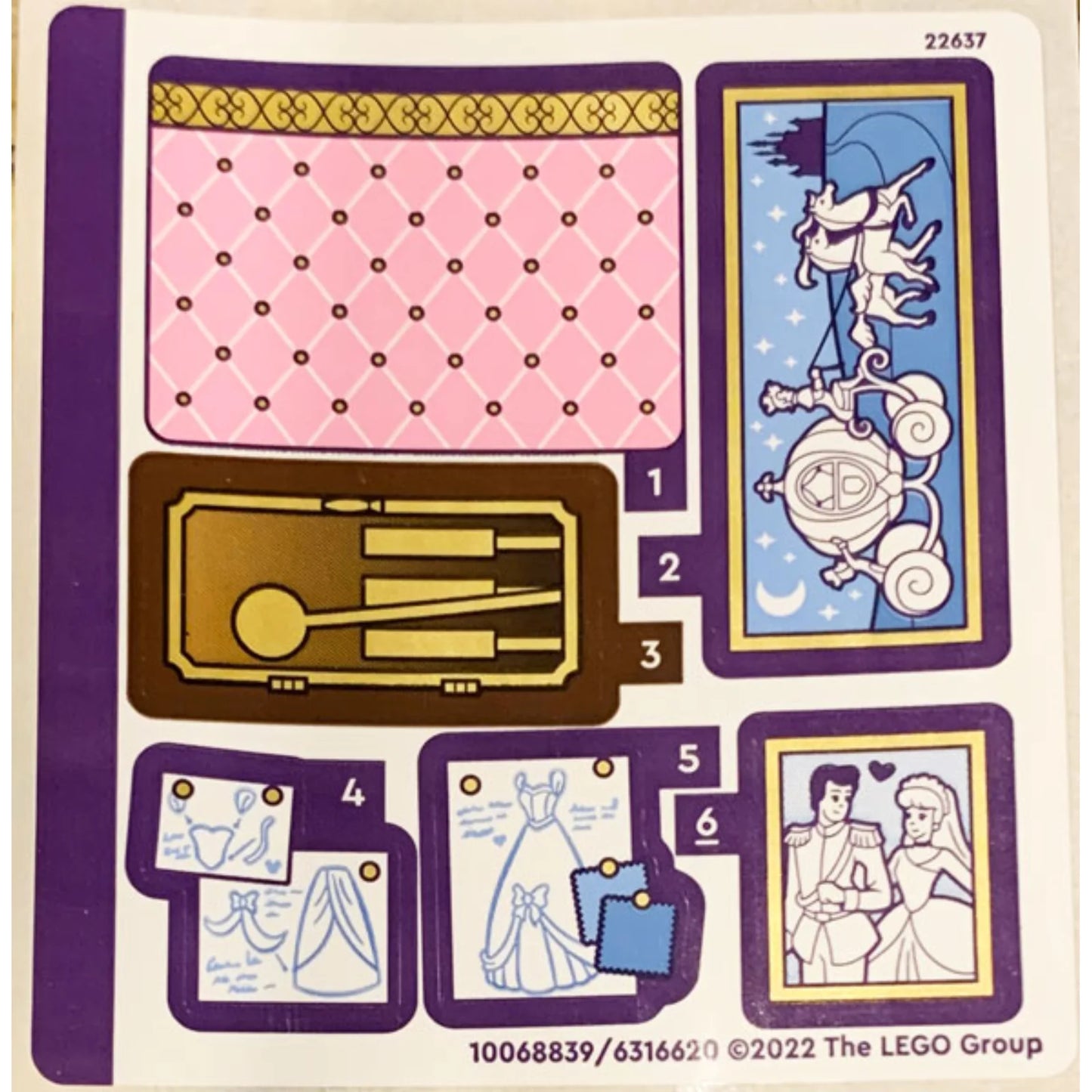 Part 43206stk01 - Sticker Sheet for Set 43206 - (10068839/6316620)