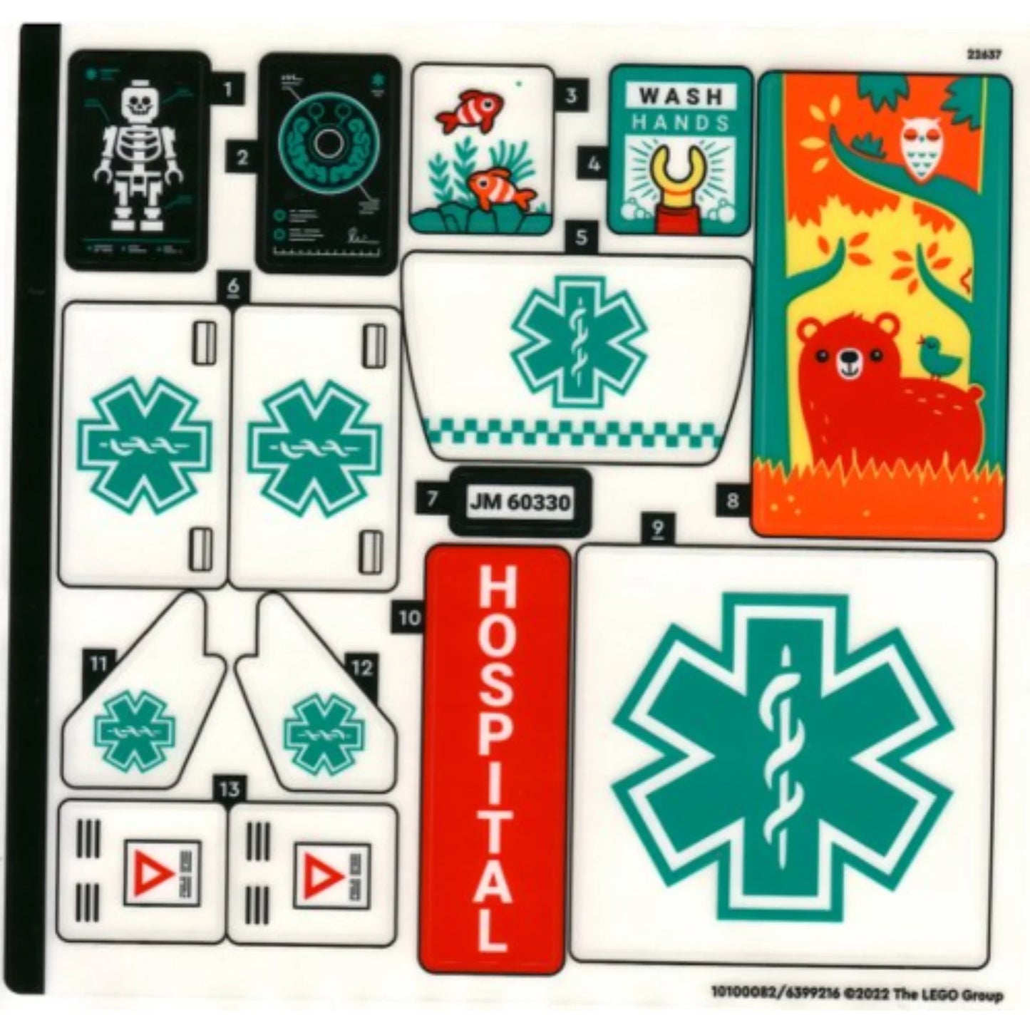 Part 60330stk01 - Sticker Sheet for Set 60330 - (10100082/6399216)